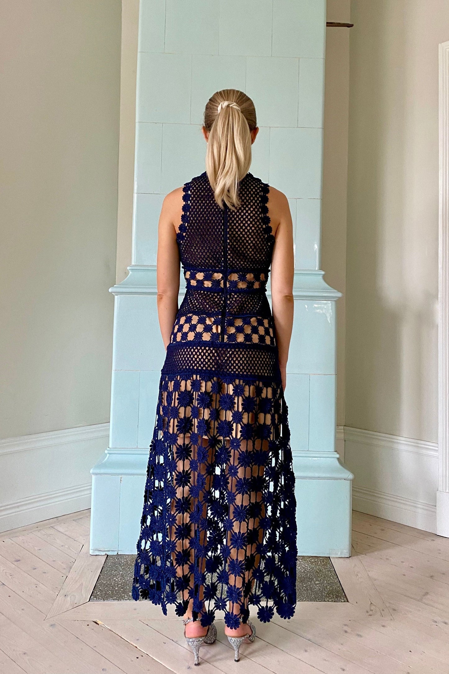 Self-Portrait Crochet Dress