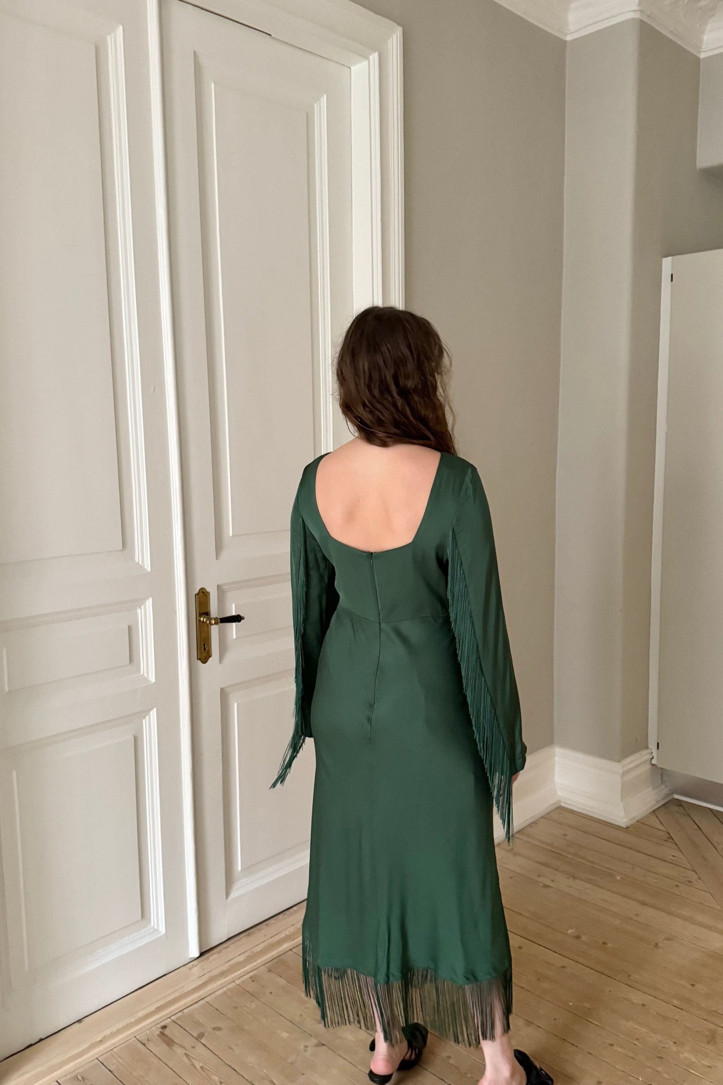 Malina Fringe Dress