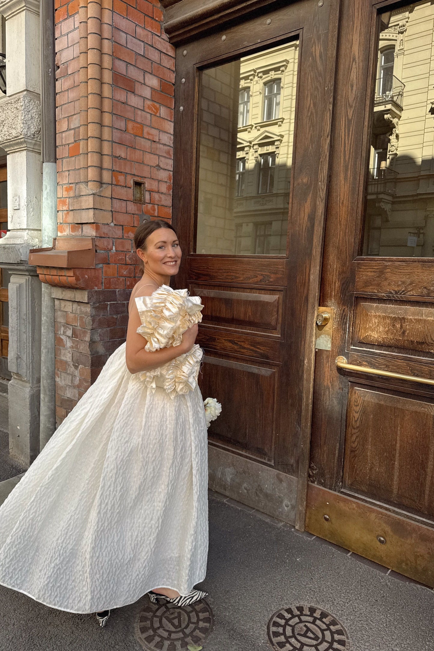 The Cecilie Bahnsen Strap Wedding Dress