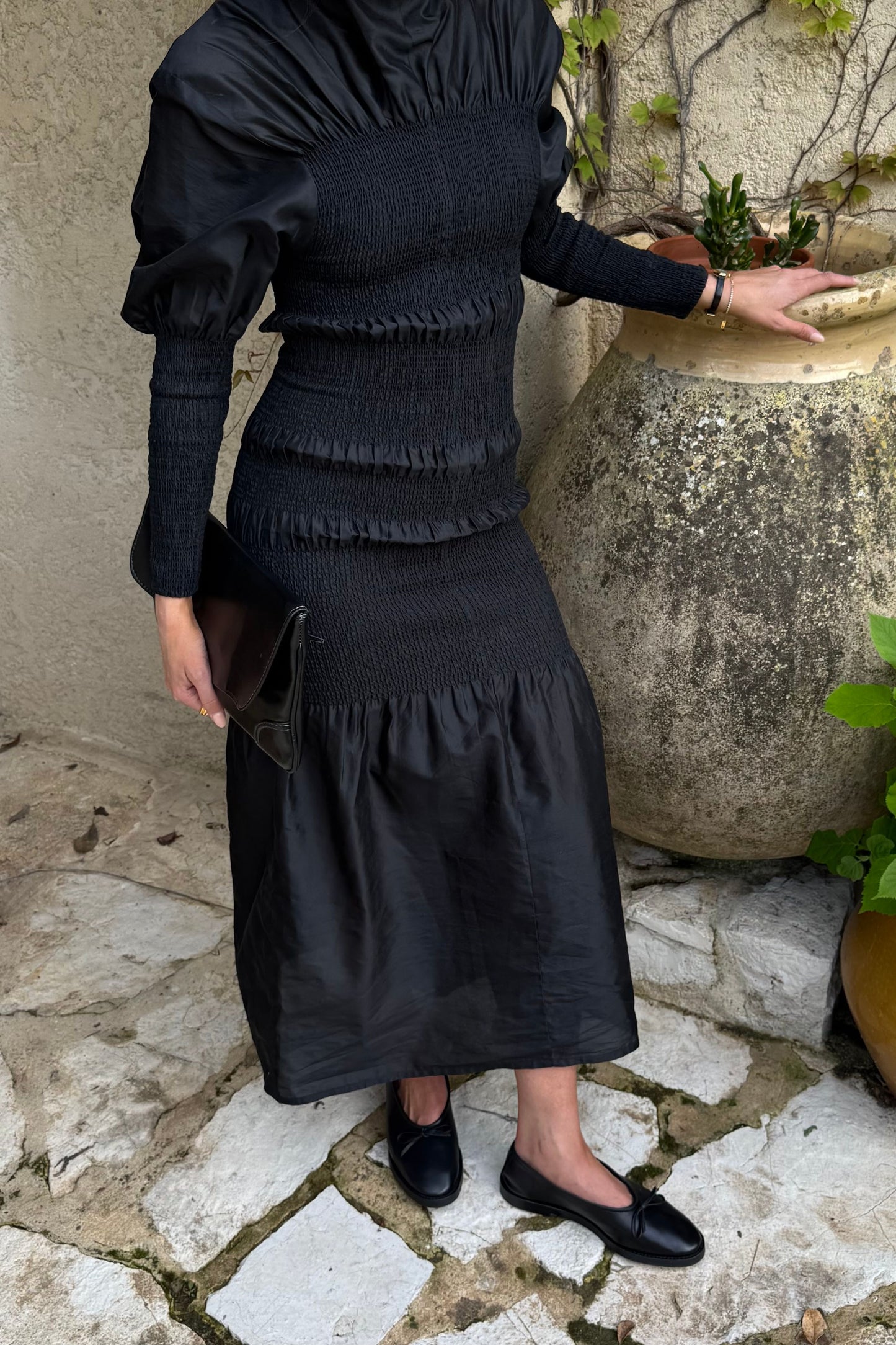 Toteme Coripe Black Dress