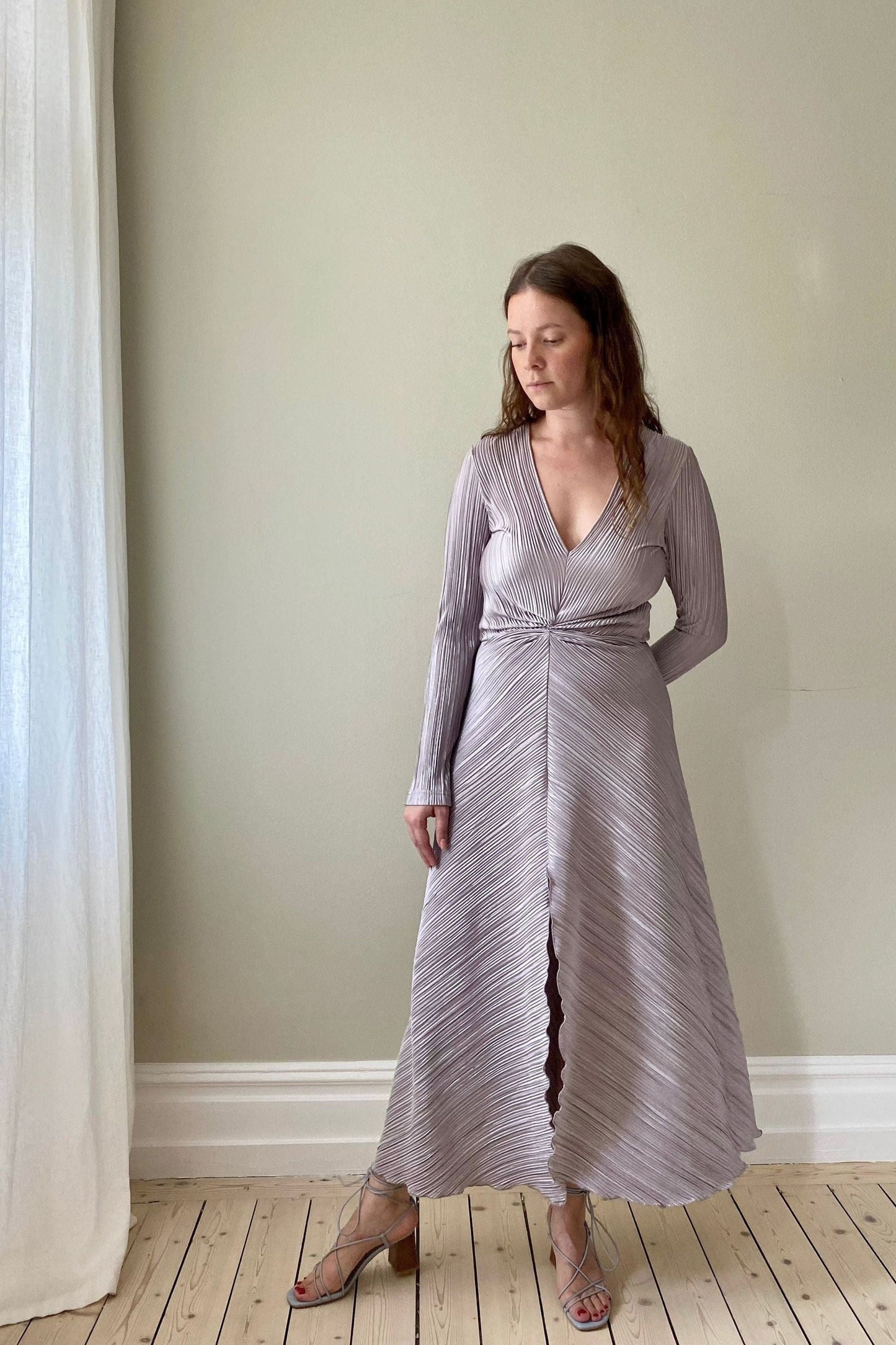 Rotate Metallic Dress