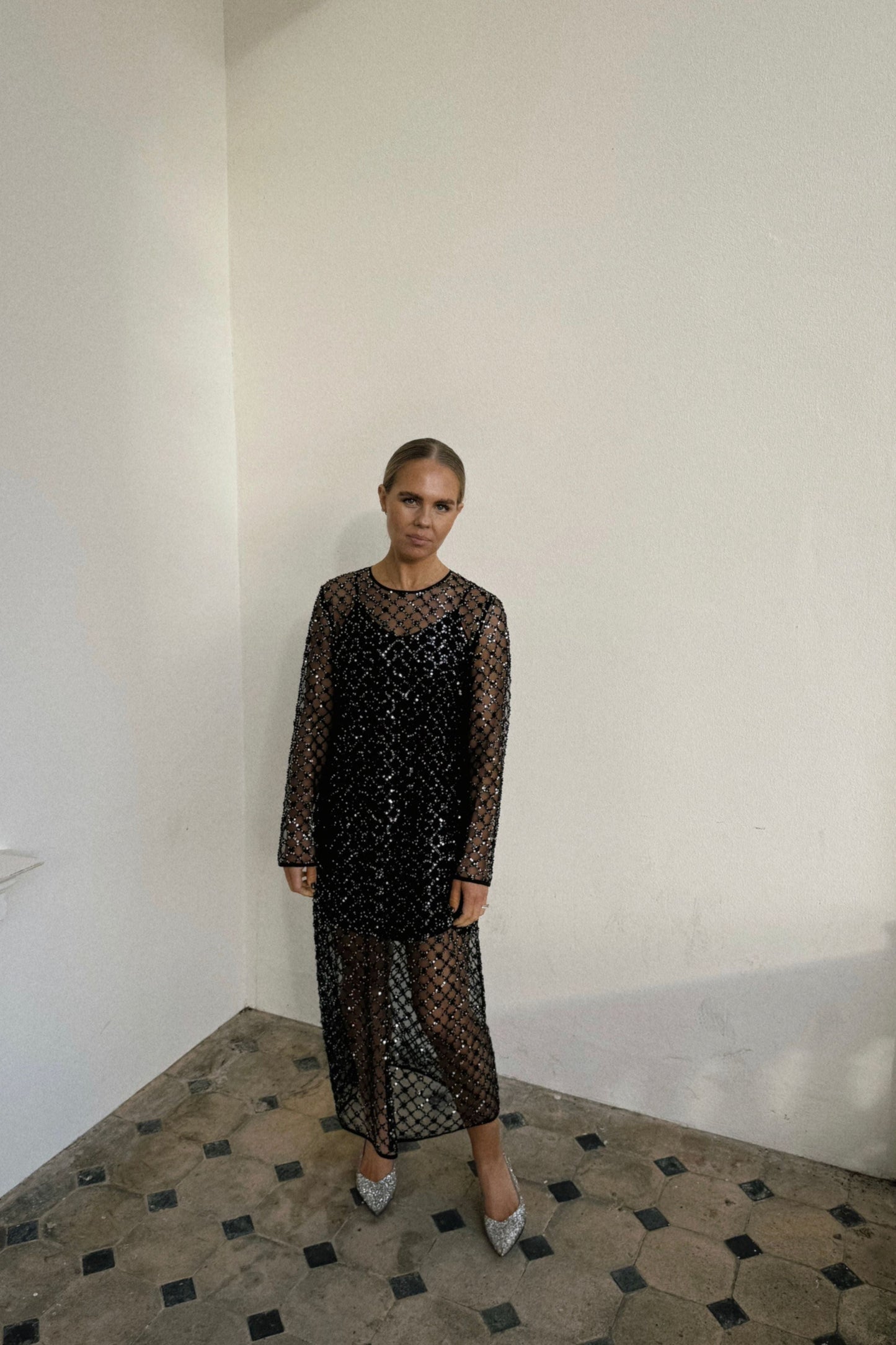 The Sequin Mesh Dress