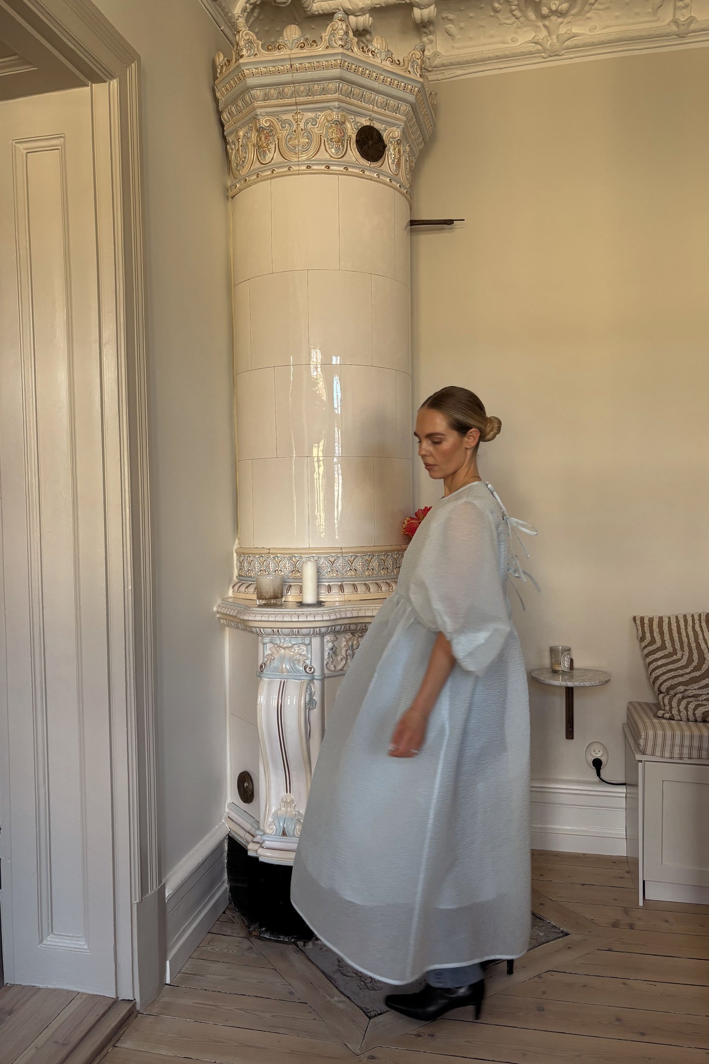 Cecilie Bahnsen Karmen Blue Dress