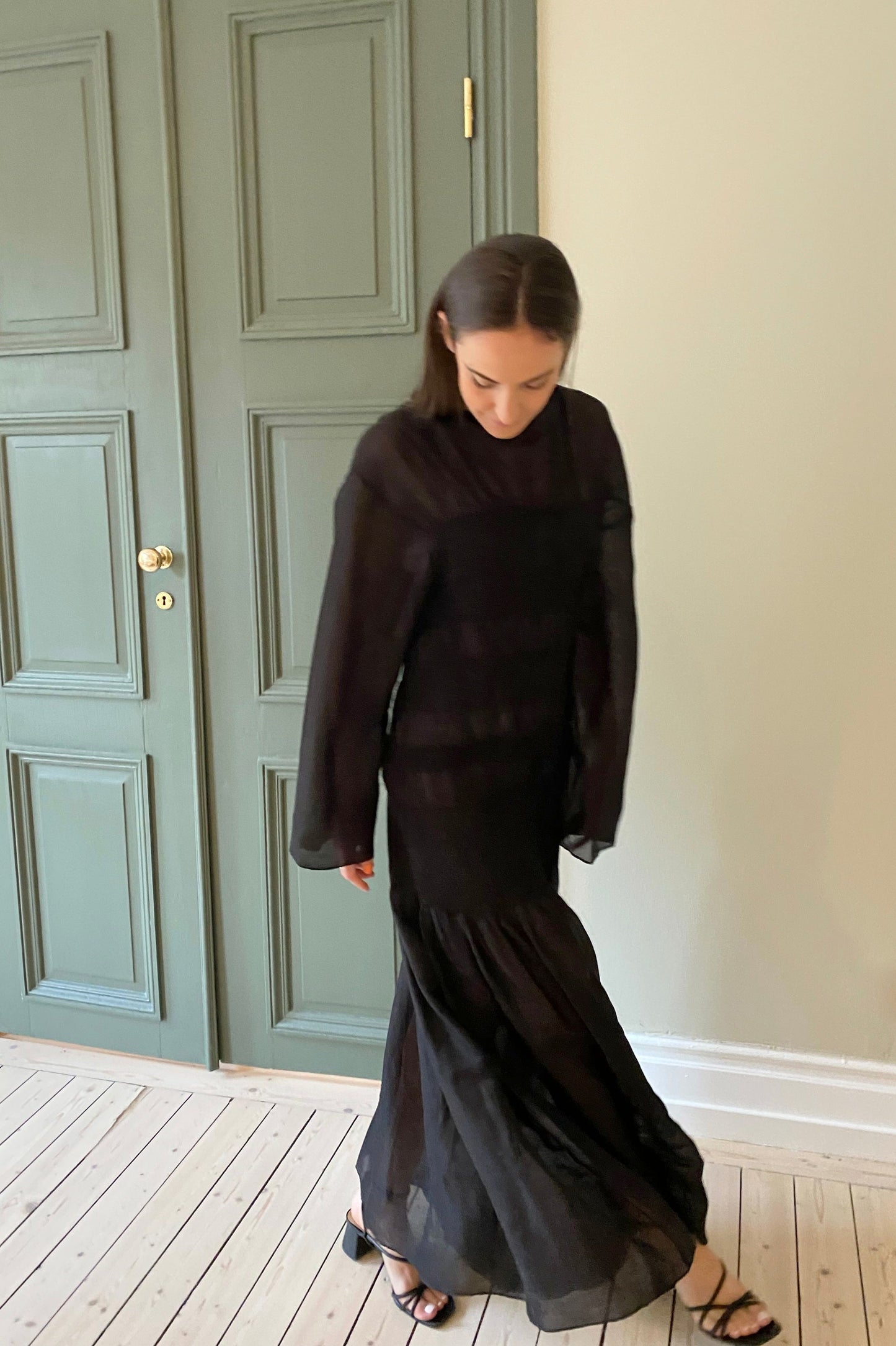 Toteme Smock Black Dress