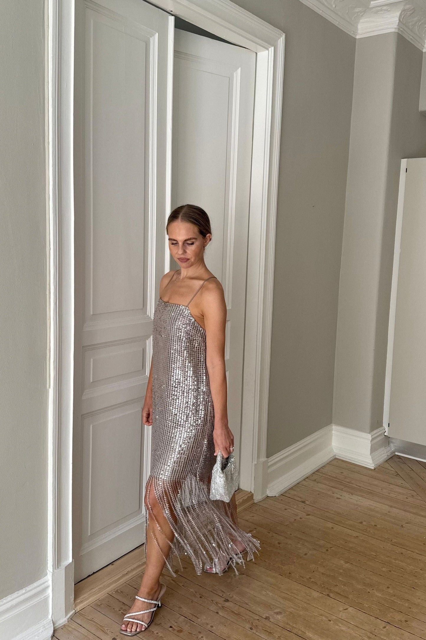 Sequin Fringe Dress