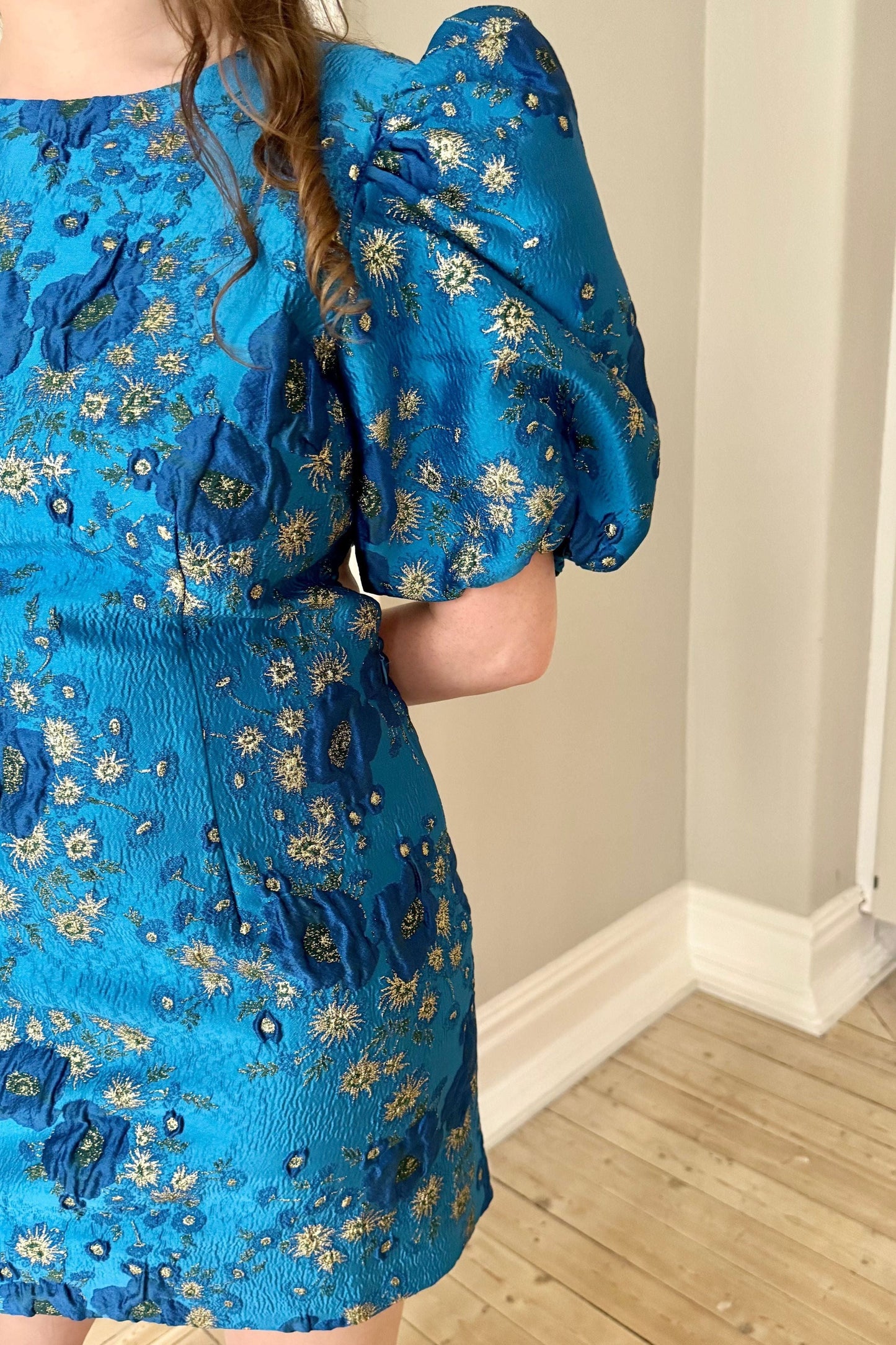 Ganni Jaquard Mini Dress
