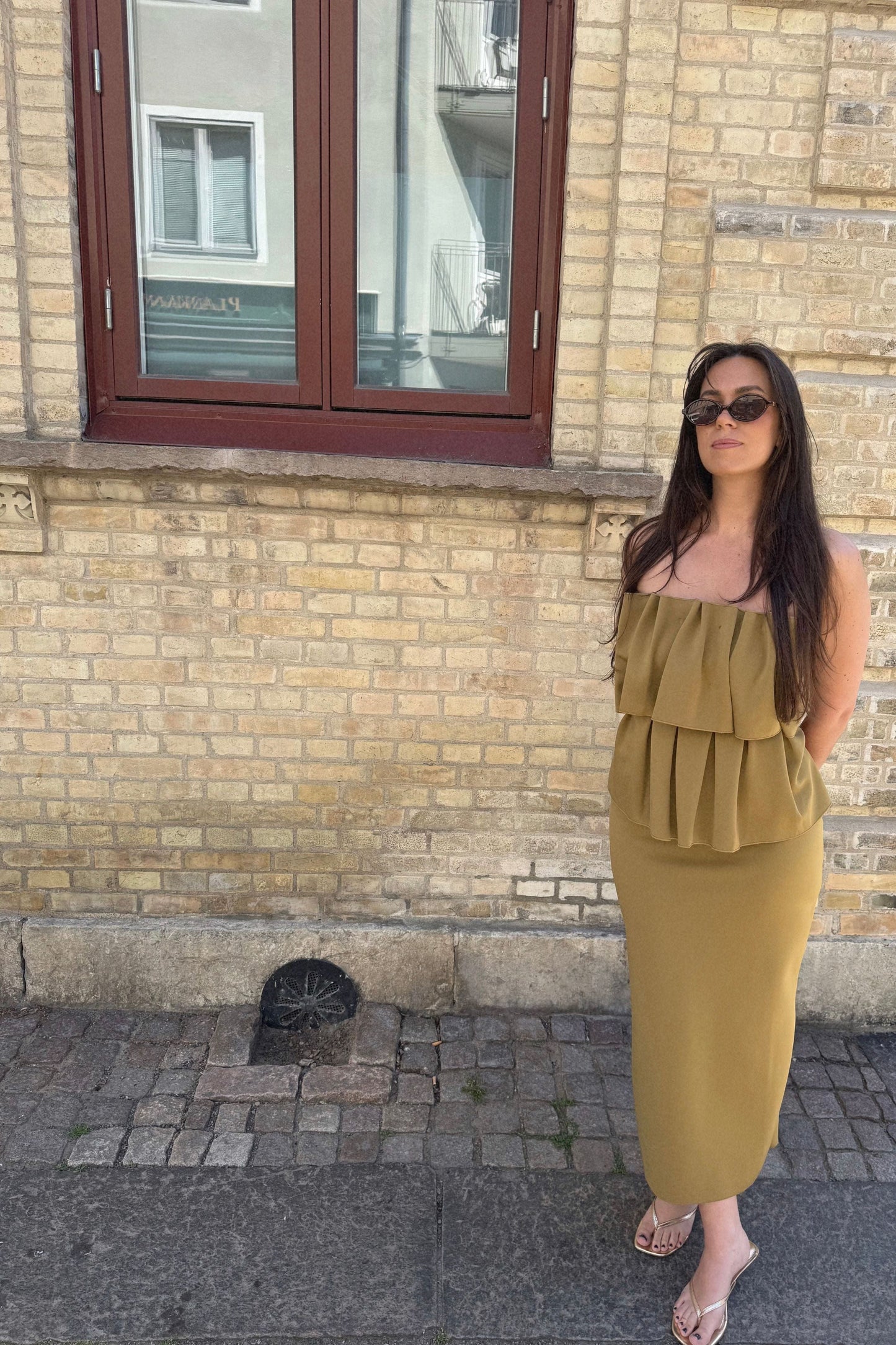 Dagmar Sculpted Slim Dress