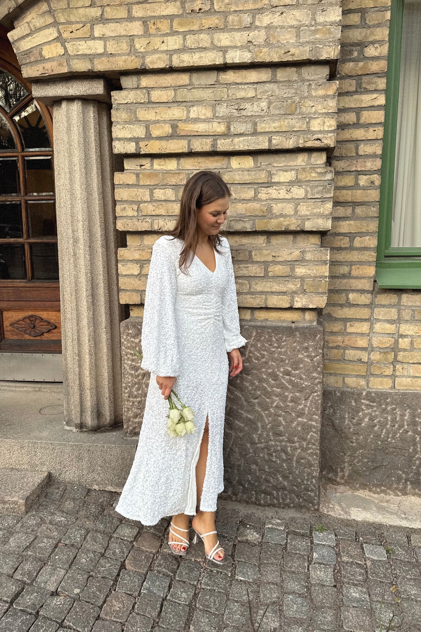 The Rotate Sequin Wedding Dress