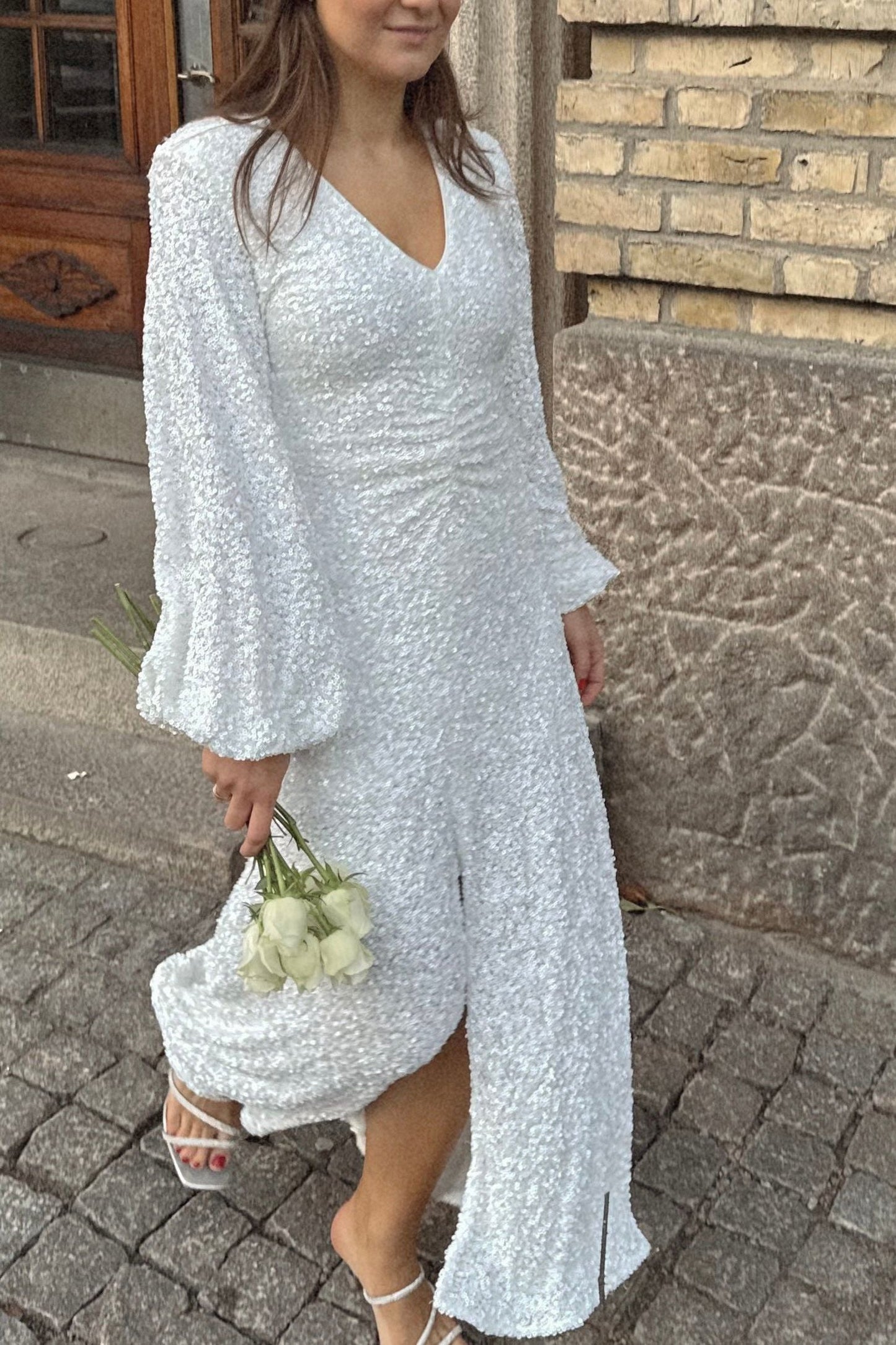 The Rotate Sequin Wedding Dress