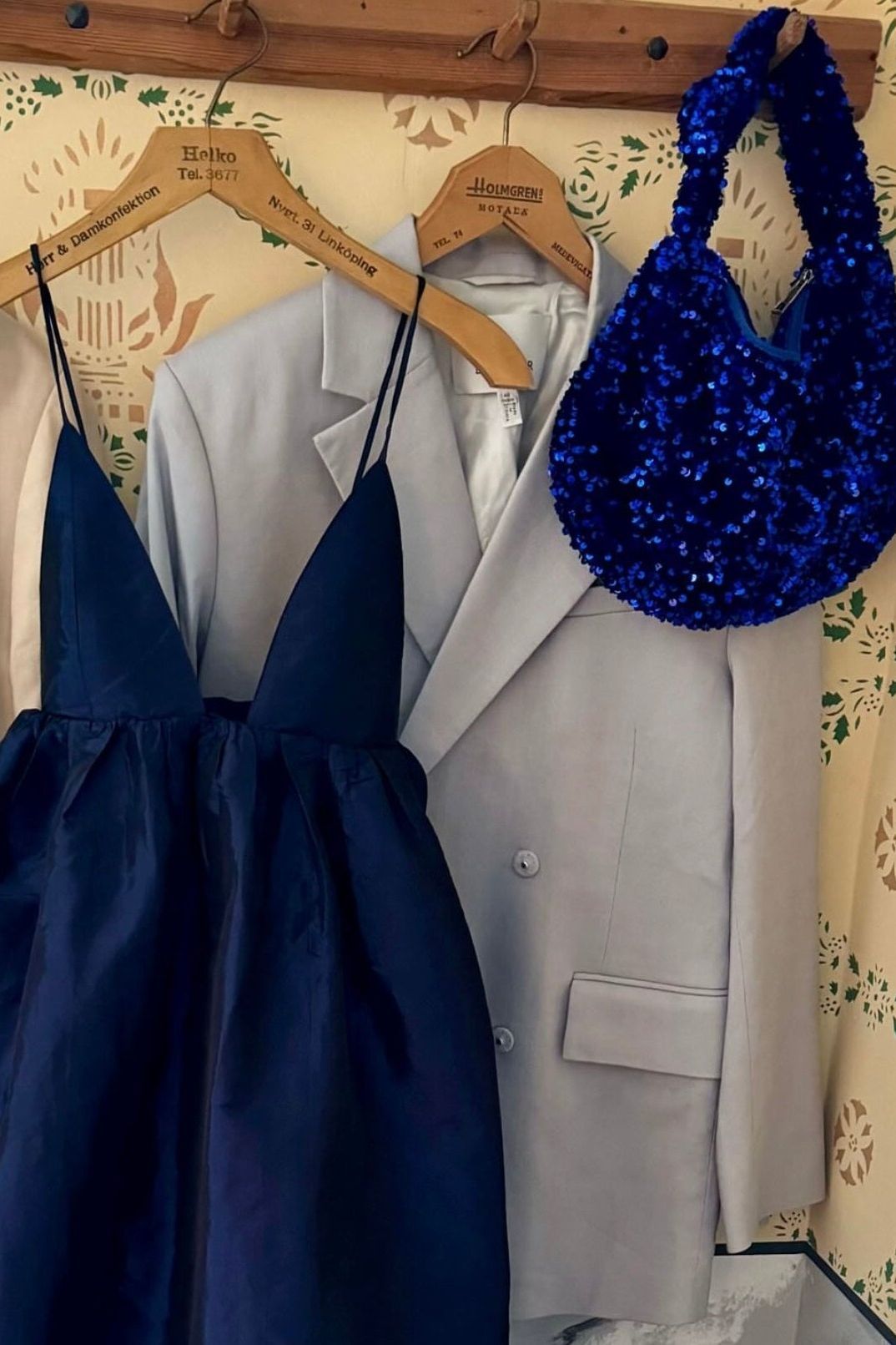 Ganni Navy Maxi Dress
