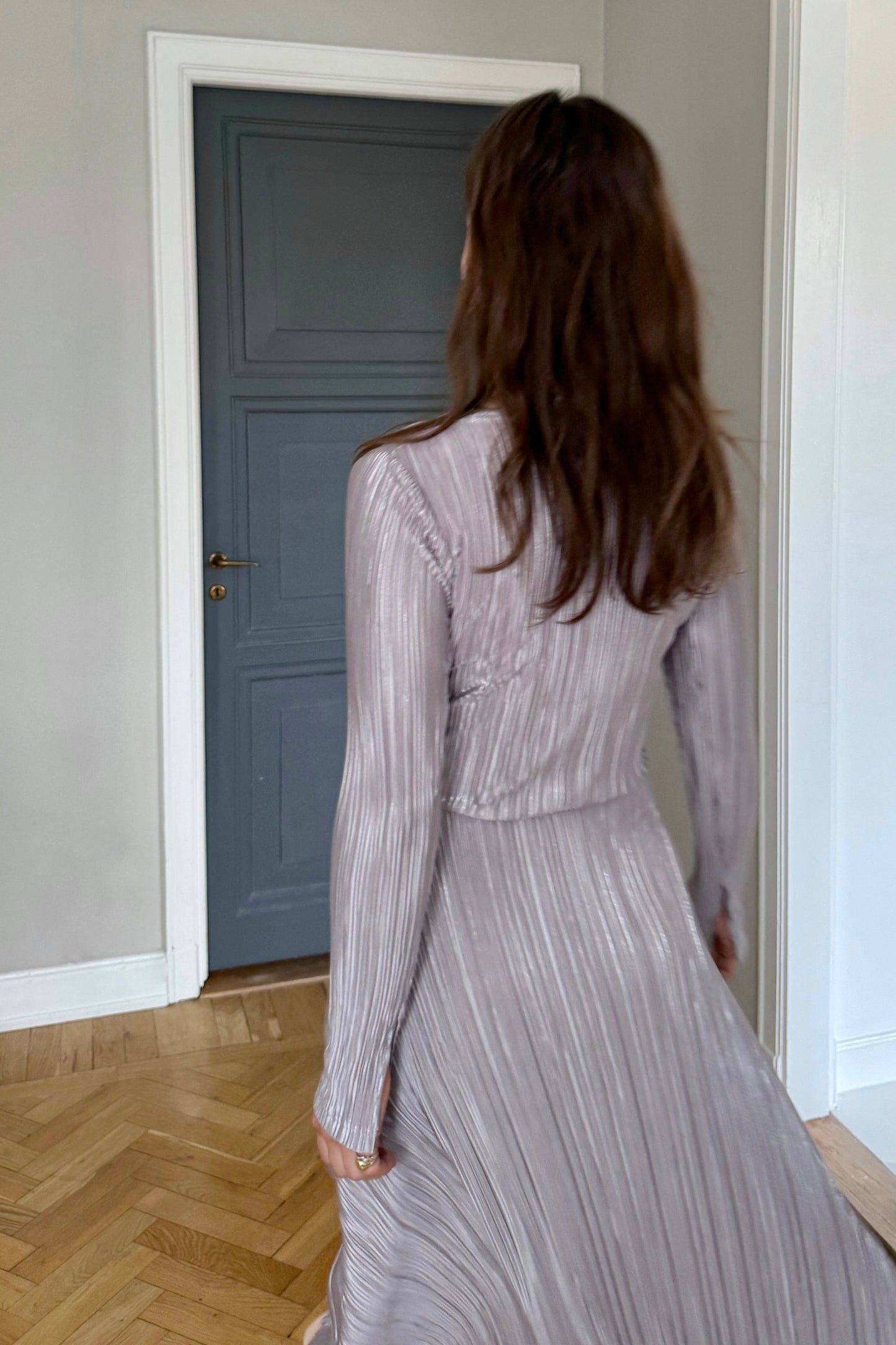Rotate Metallic Dress