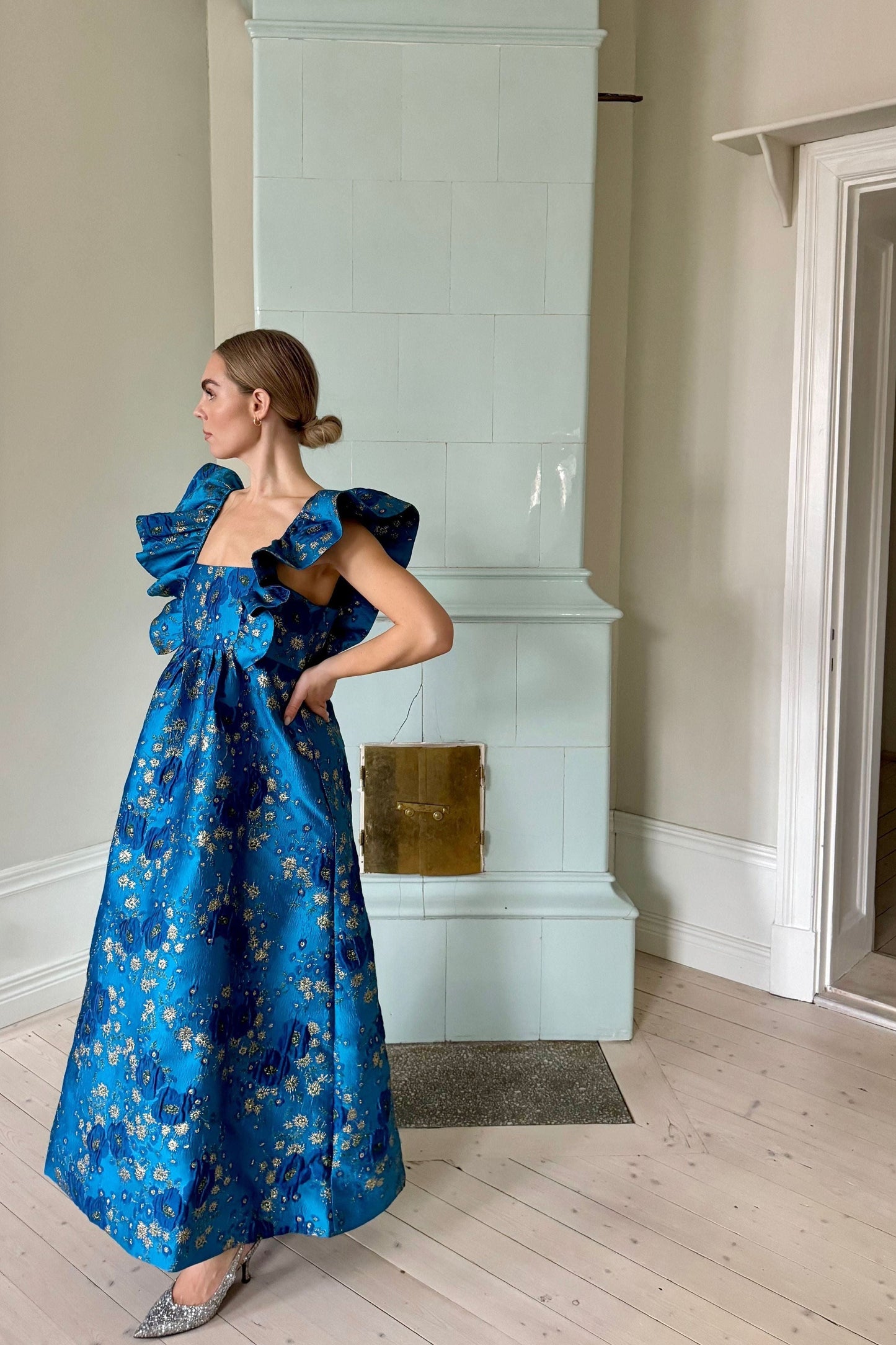 Ganni Jaquard Maxi Dress