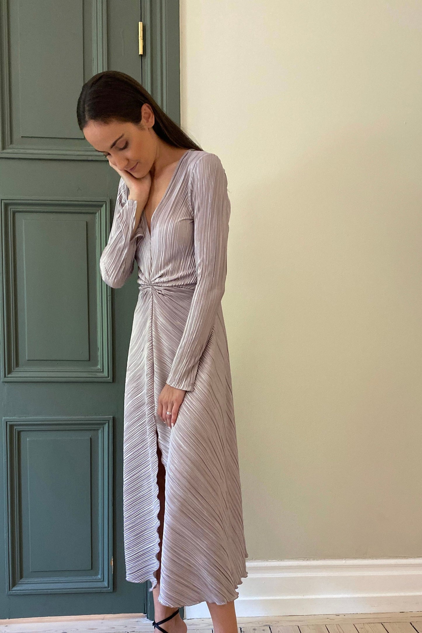 Rotate Metallic Dress