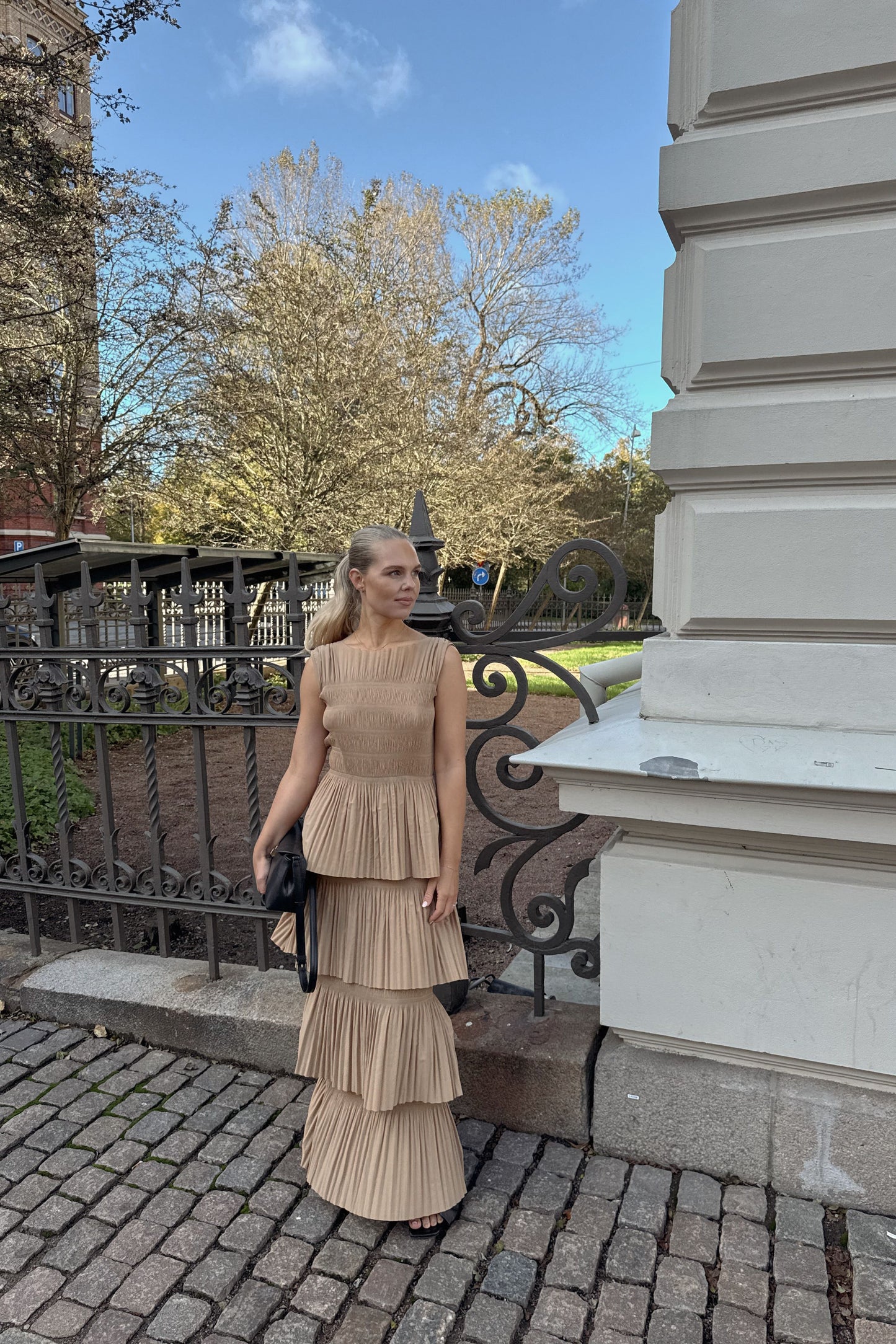 Toteme Pleated Maxi Dress