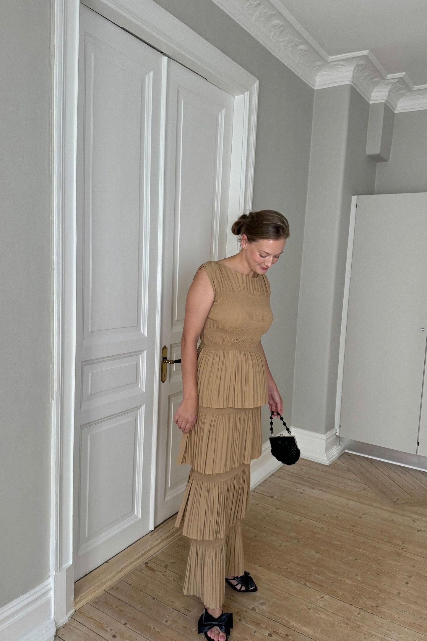 Toteme Pleated Maxi Dress