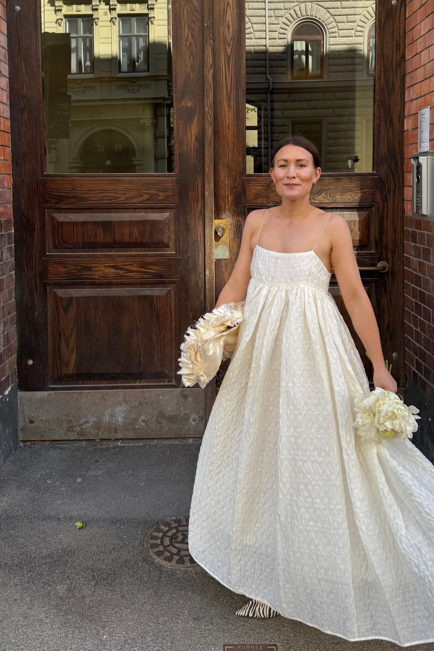 The Cecilie Bahnsen Strap Wedding Dress