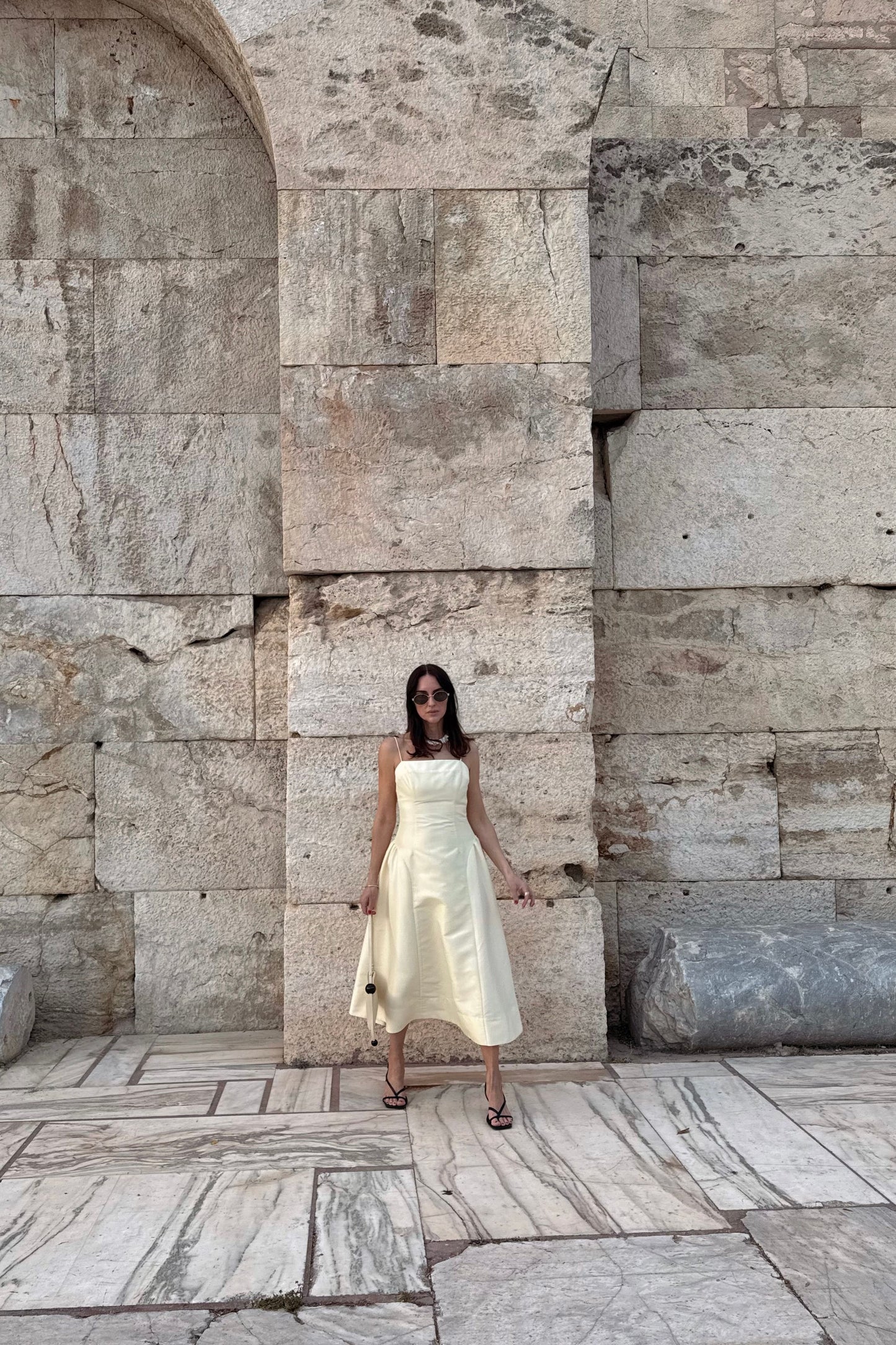 Malina Lemon Dress