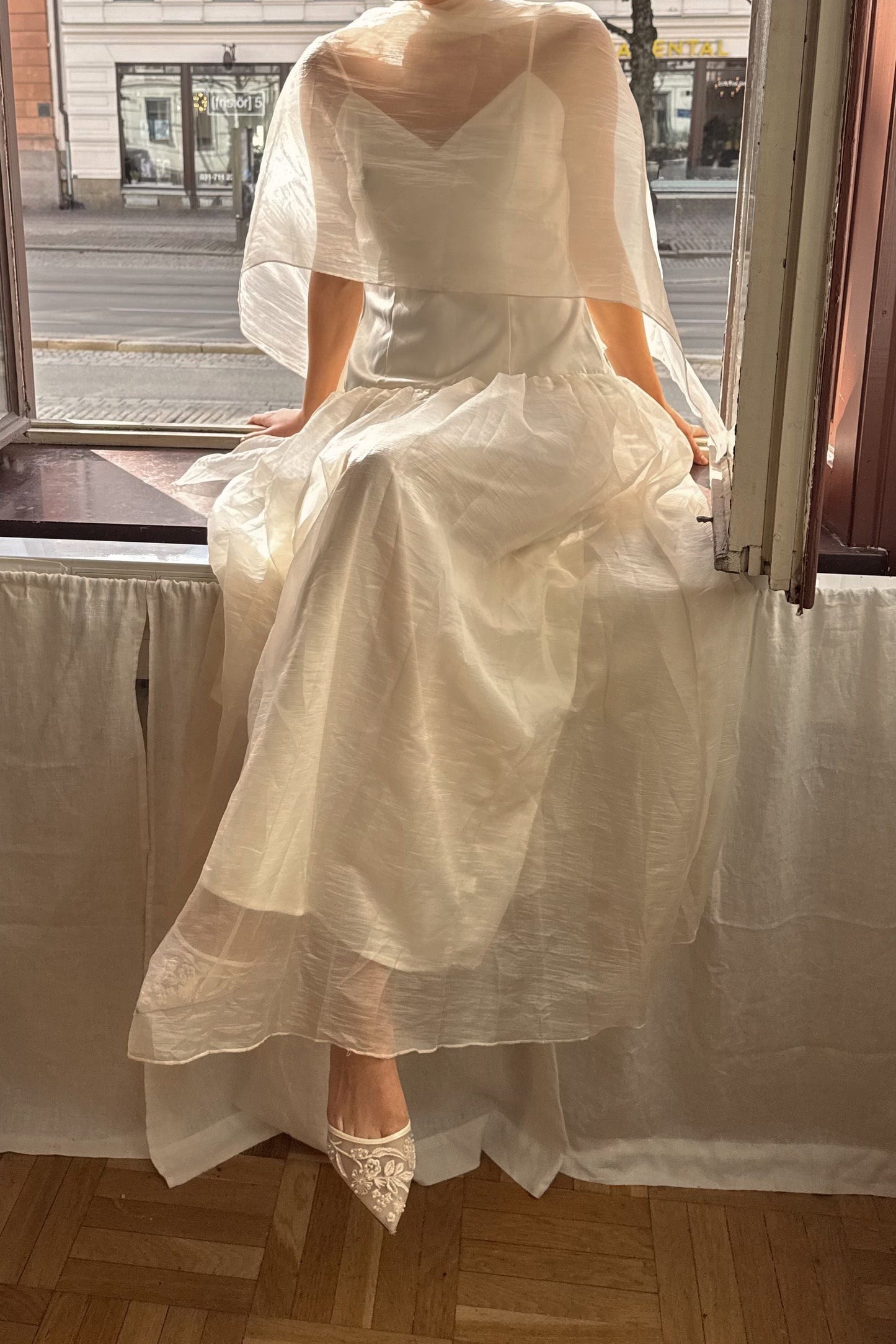 Wedding Scarf Dress