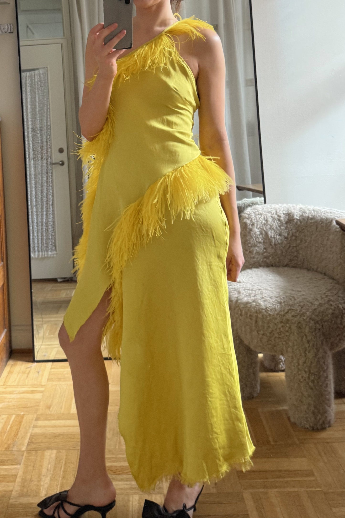 Marques'Almeida Feather Dress