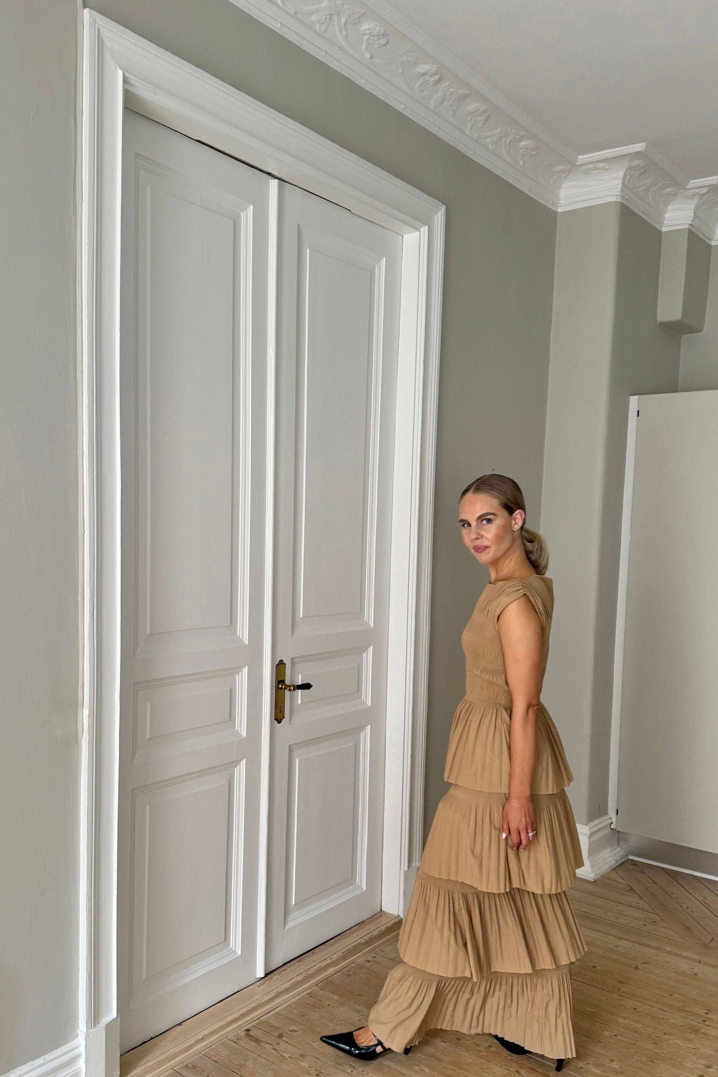 Toteme Pleated Maxi Dress