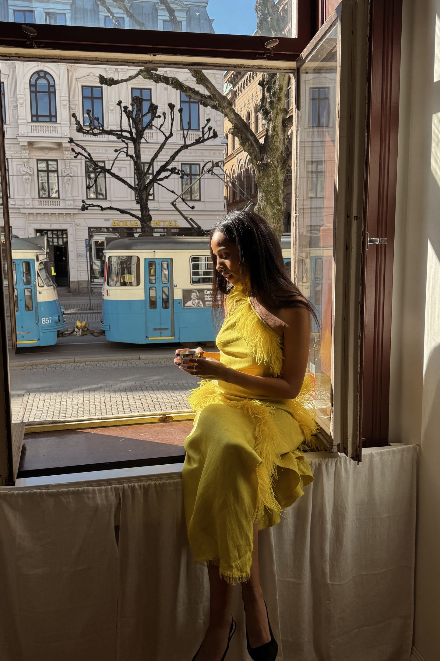 Marques'Almeida Feather Dress
