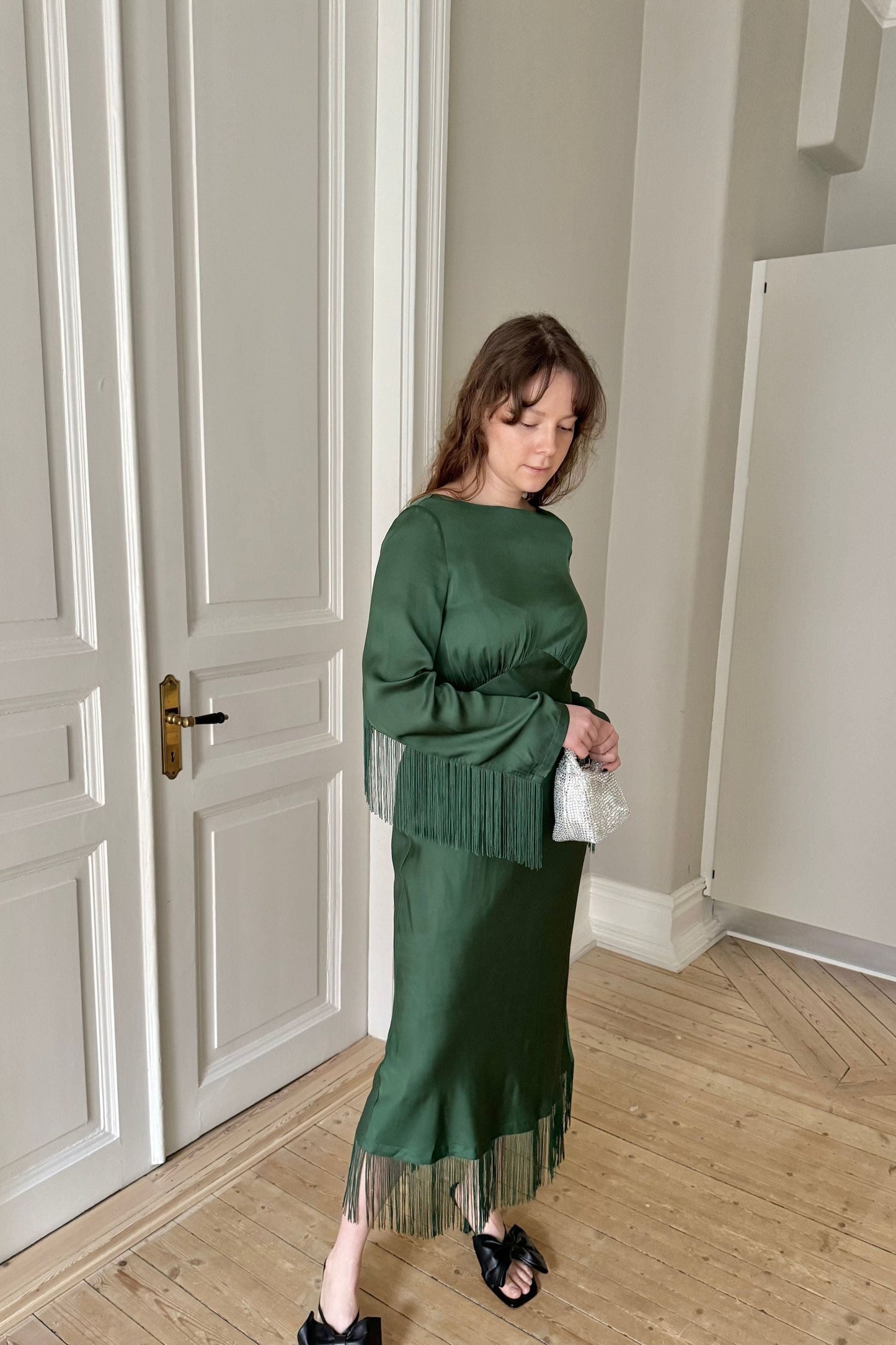 Malina Fringe Dress