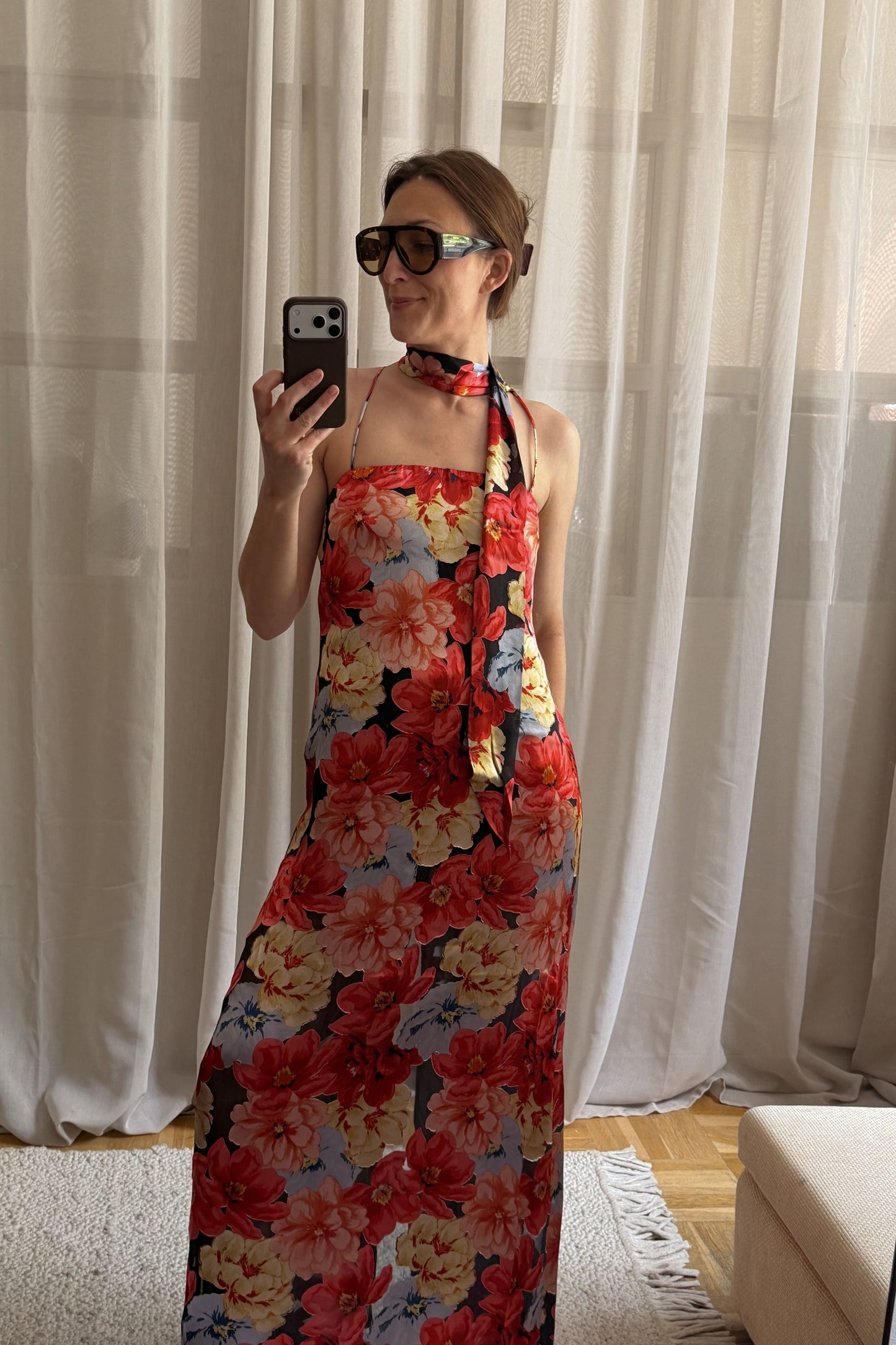 Gestuz Silk Flower Dress