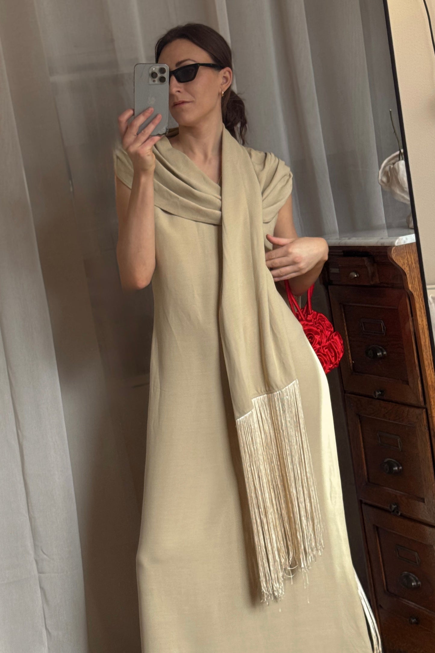 By Malene Birger Fringe Dress