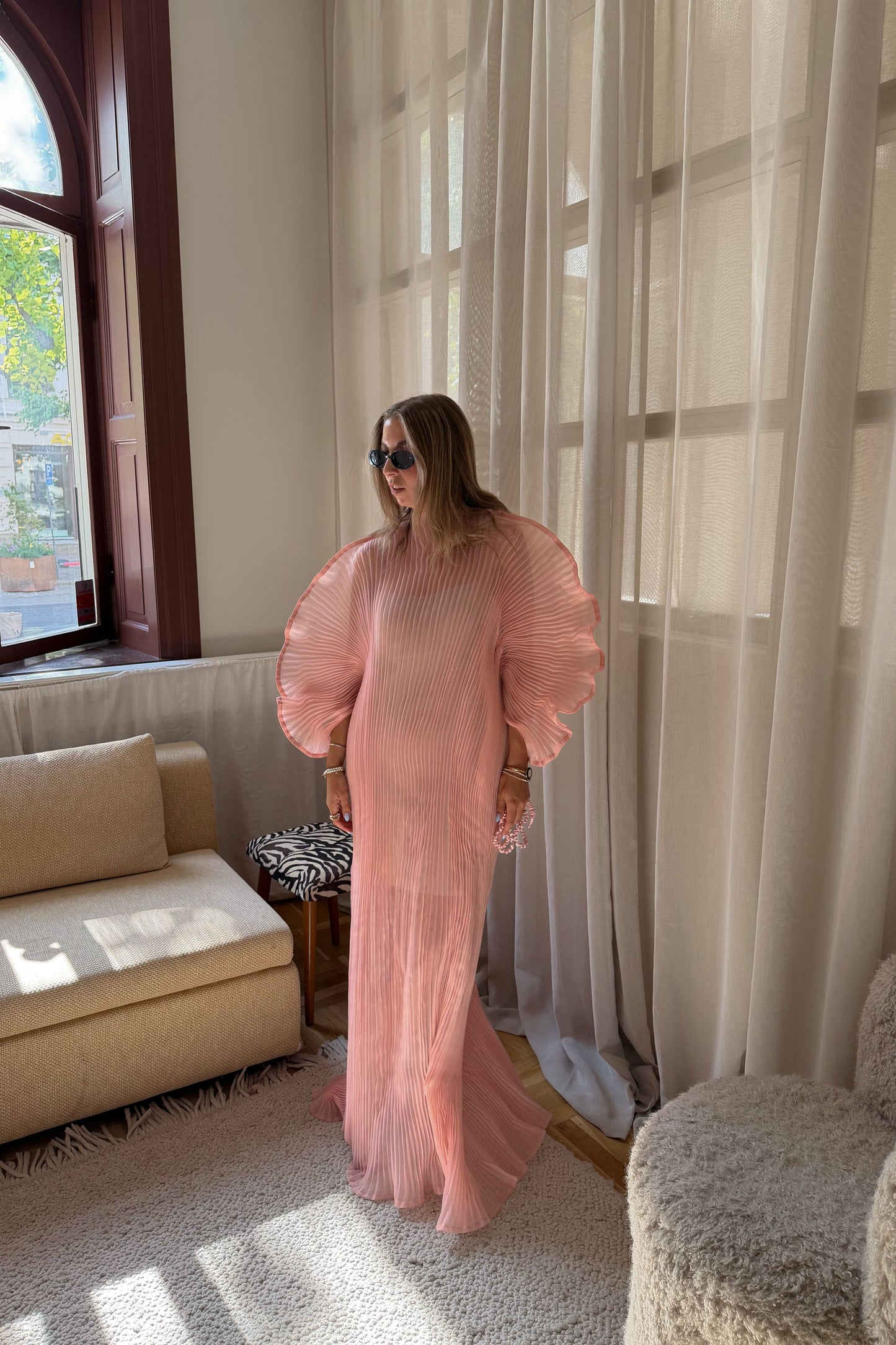 Linnea Hult Pink Dress