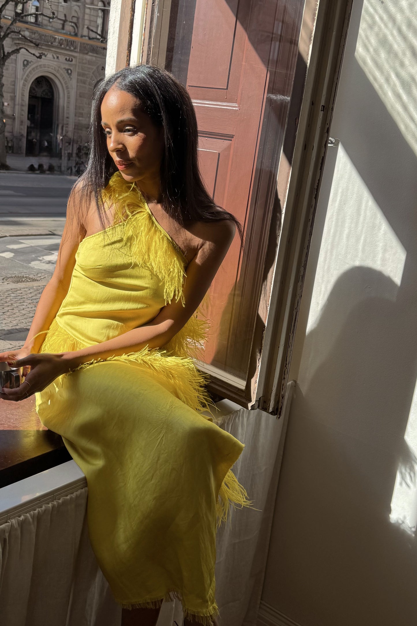 Marques'Almeida Feather Dress