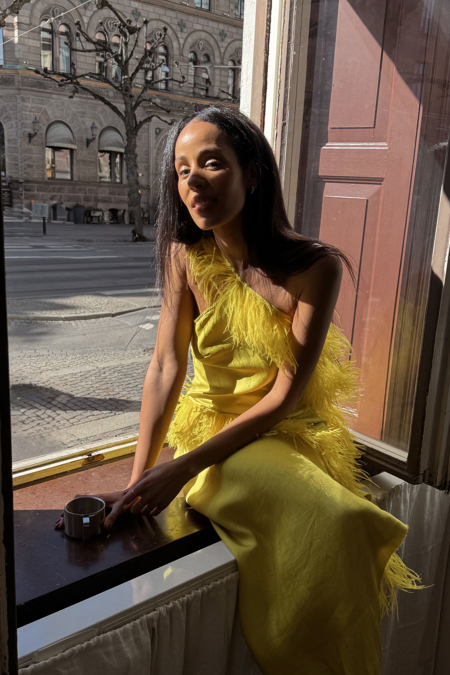 Marques'Almeida Feather Dress