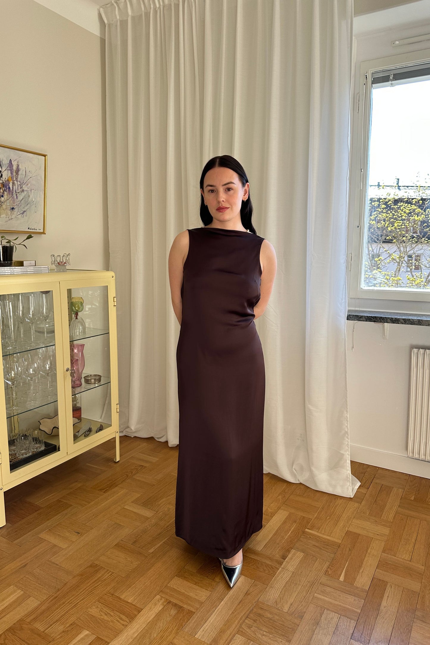 Dagmar Waterfall Midi Dress