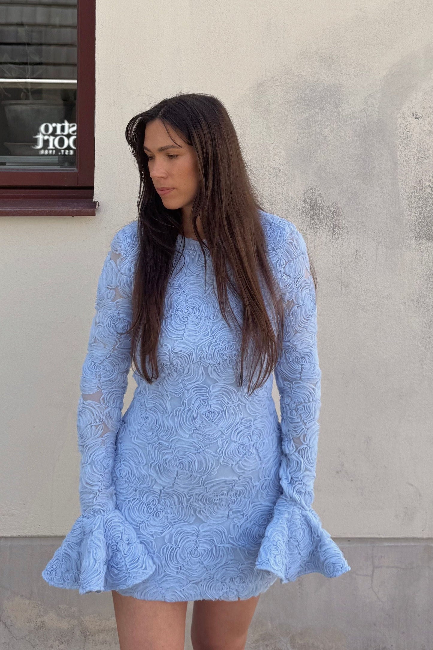Rotate Blue Mini Dress