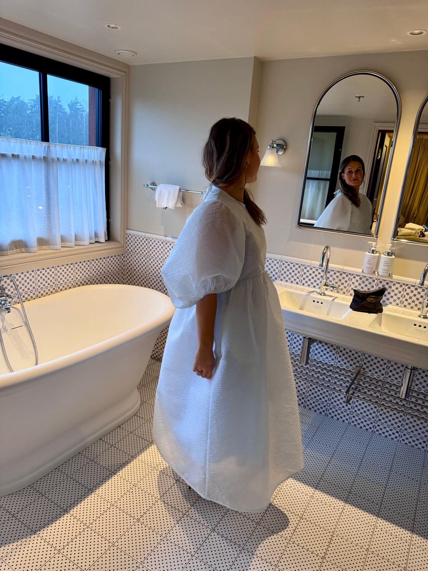 Cecilie Bahnsen Karmen Blue Dress