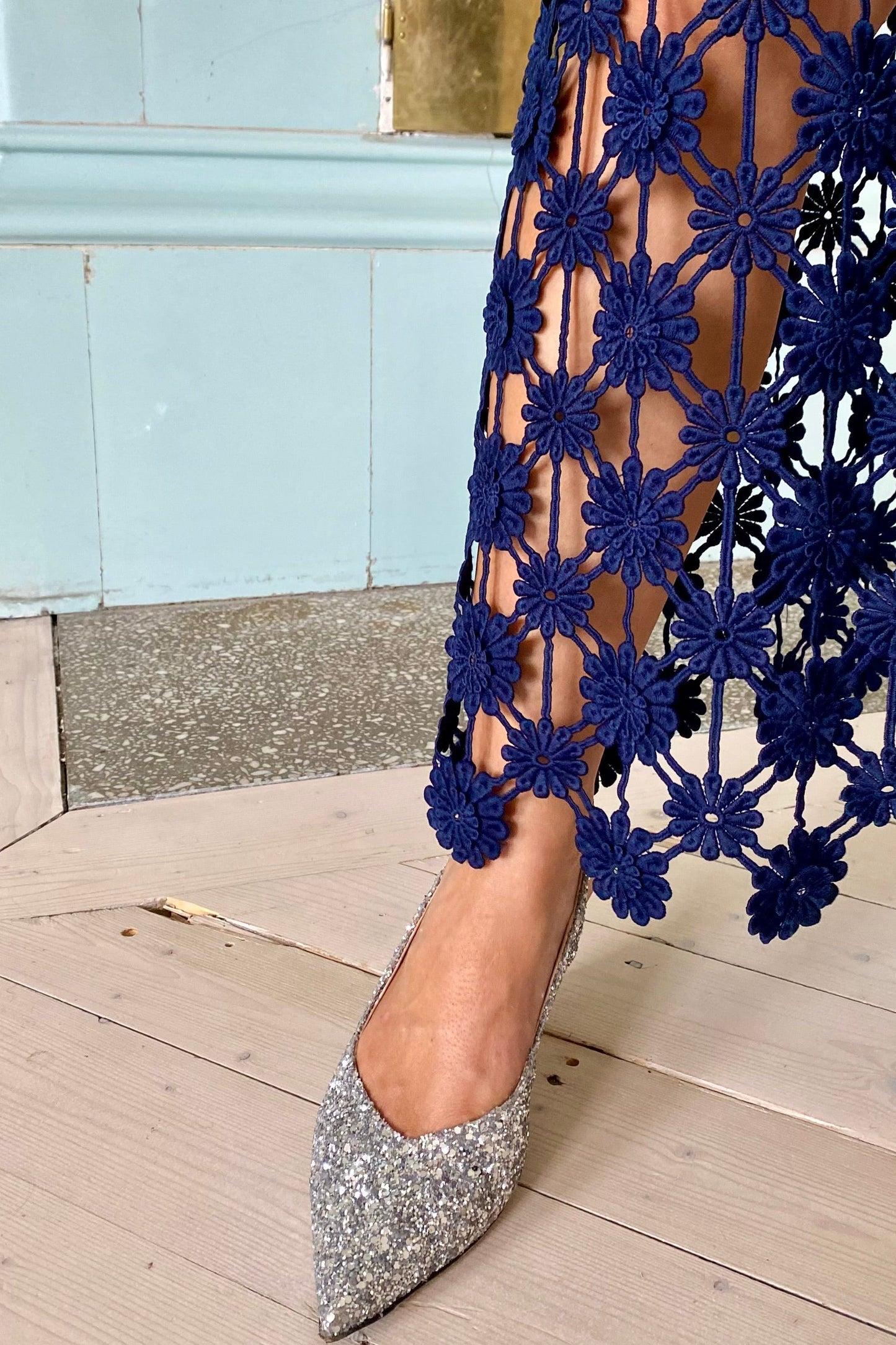 Self-Portrait Crochet Dress