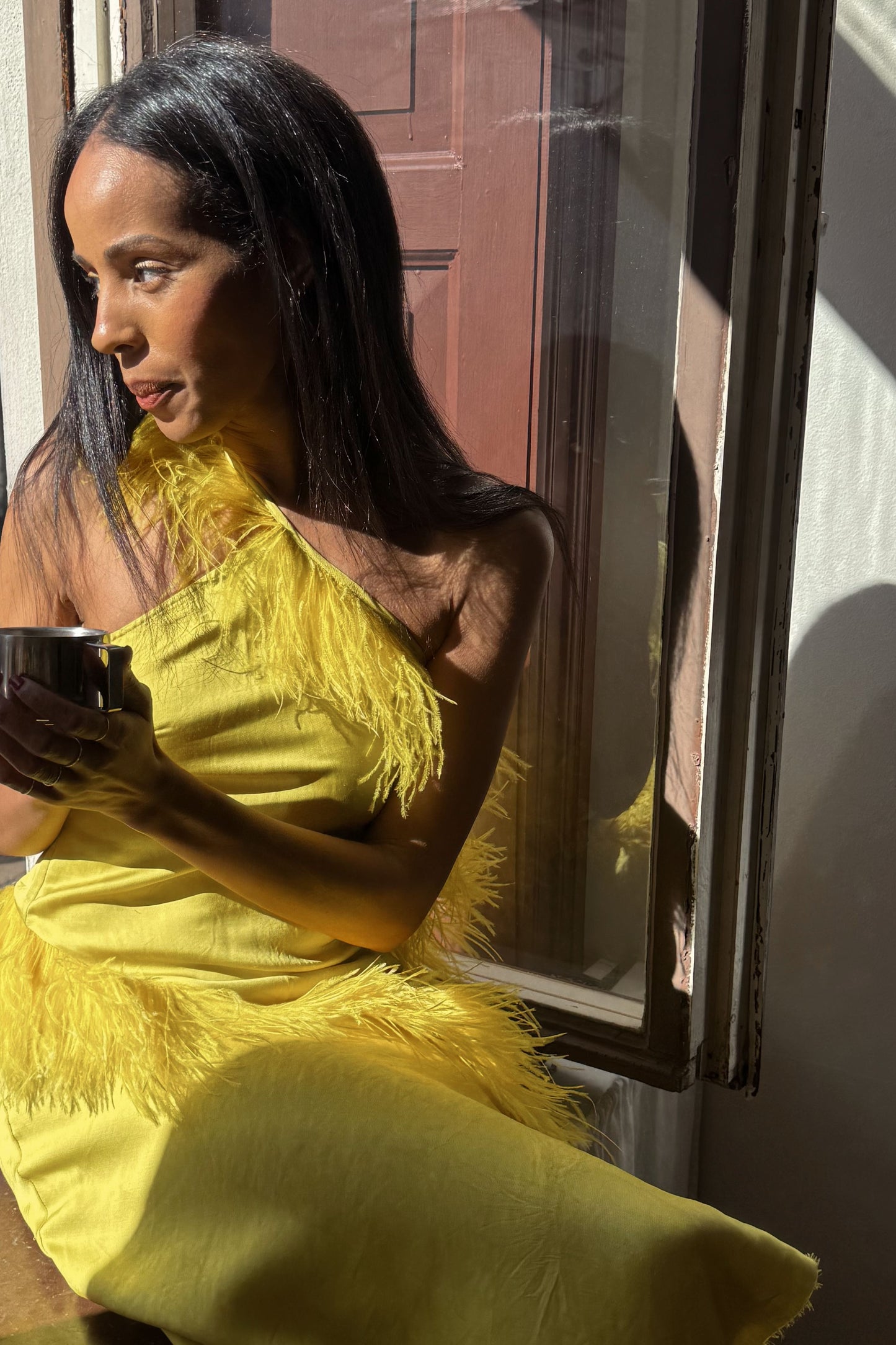 Marques'Almeida Feather Dress