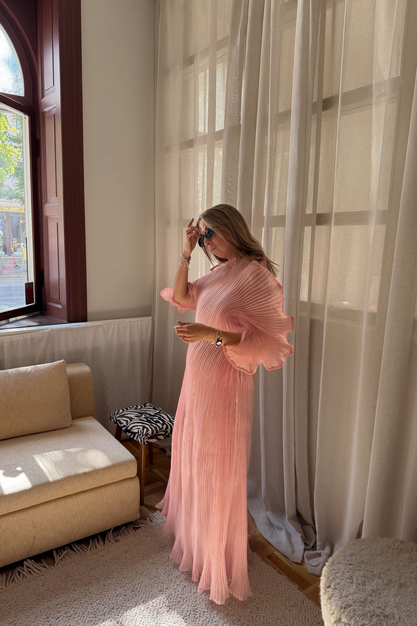 Linnea Hult Pink Dress
