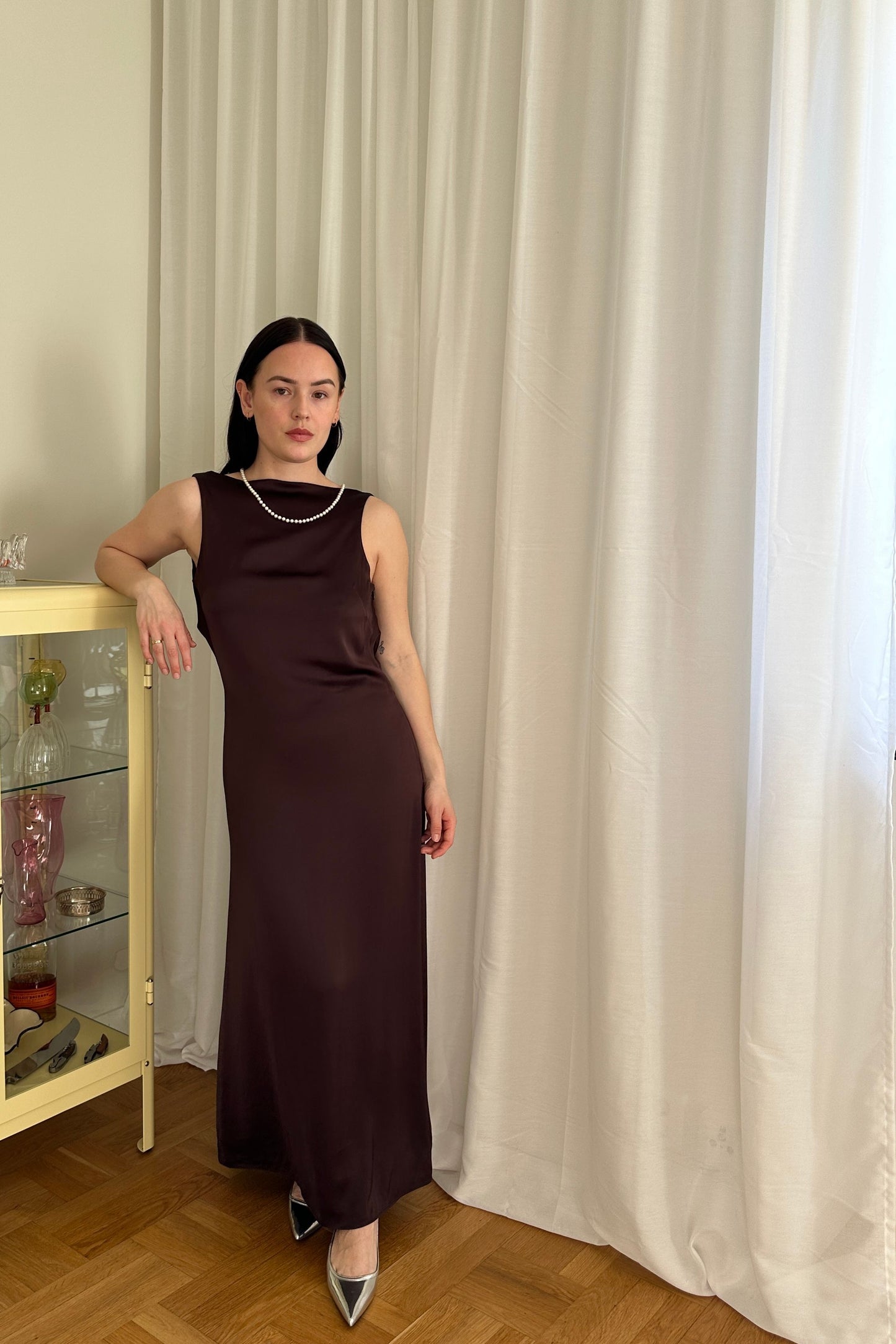 Dagmar Waterfall Midi Dress