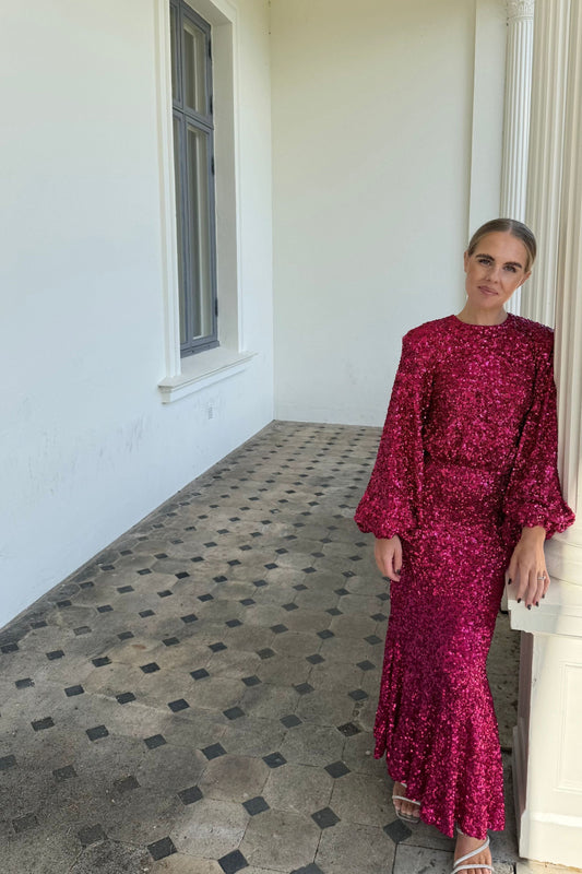 The Rasberry Pink Rotate Dress