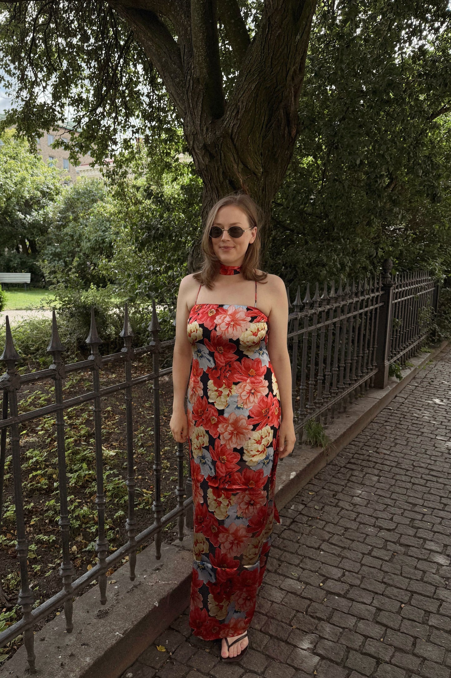 Gestuz Silk Flower Dress