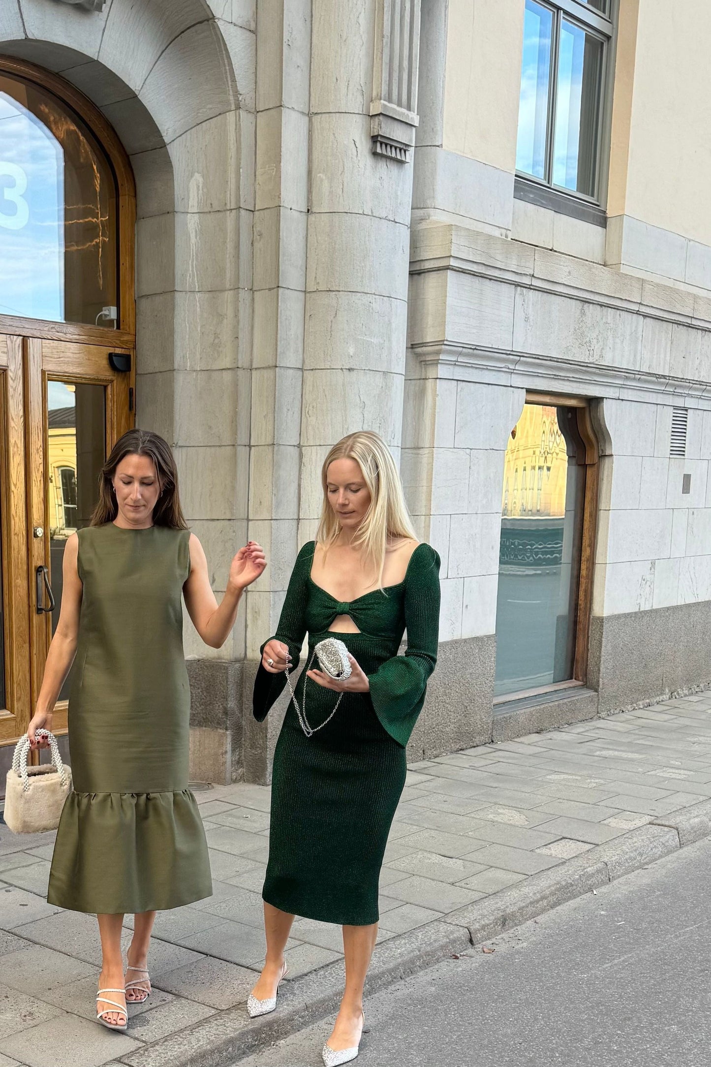 The Ruffled Khaki Toteme Dress