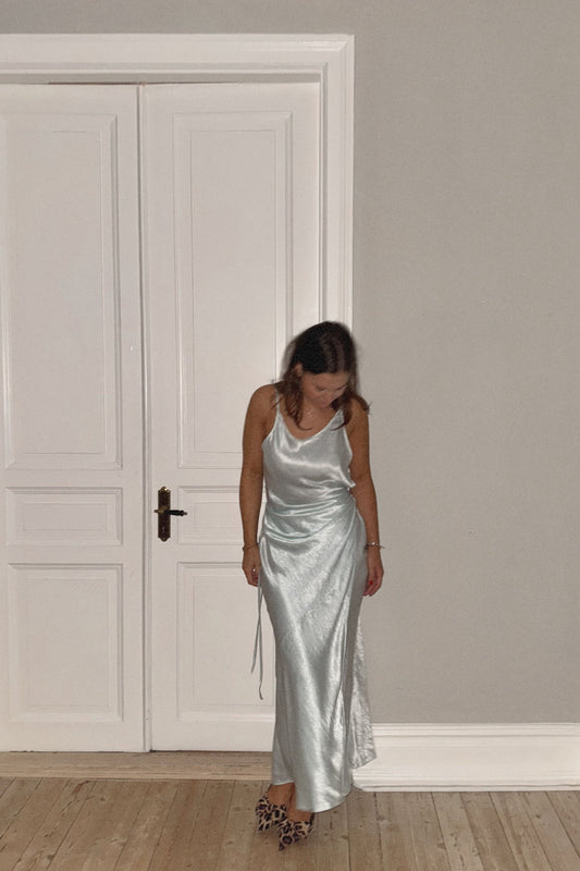 The Acne Satin Mint Dress