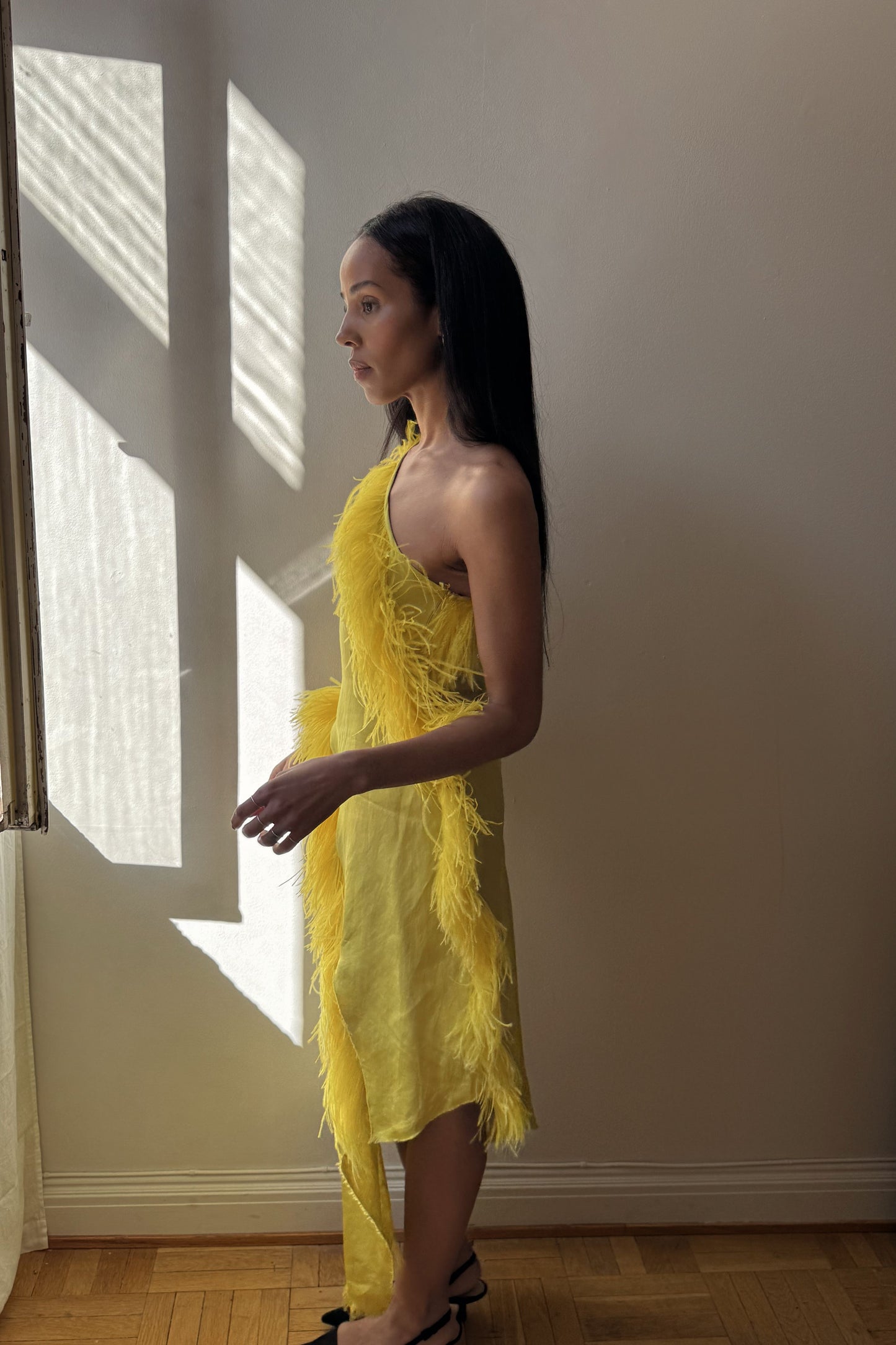 Marques'Almeida Feather Dress