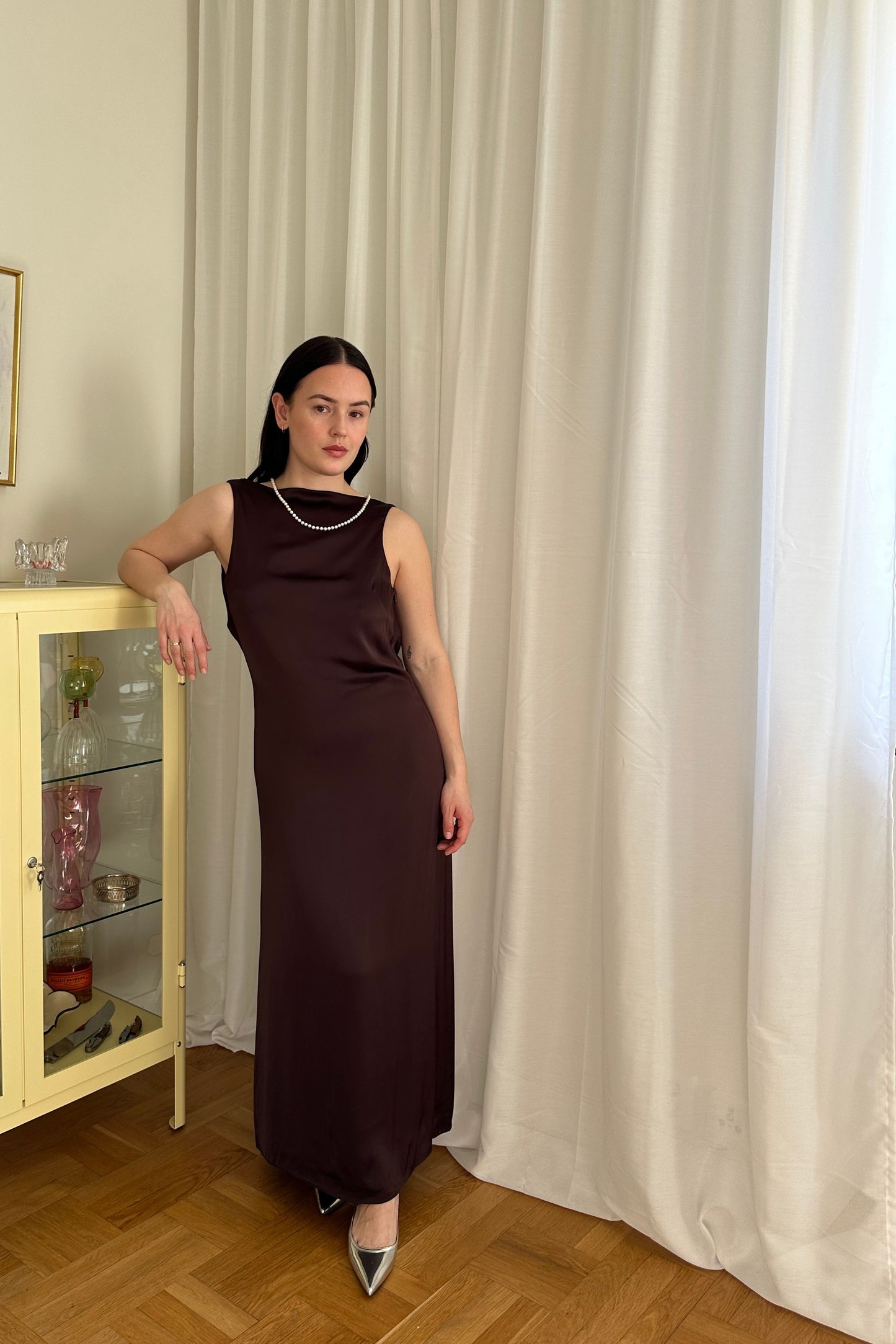 Dagmar Waterfall Midi Dress
