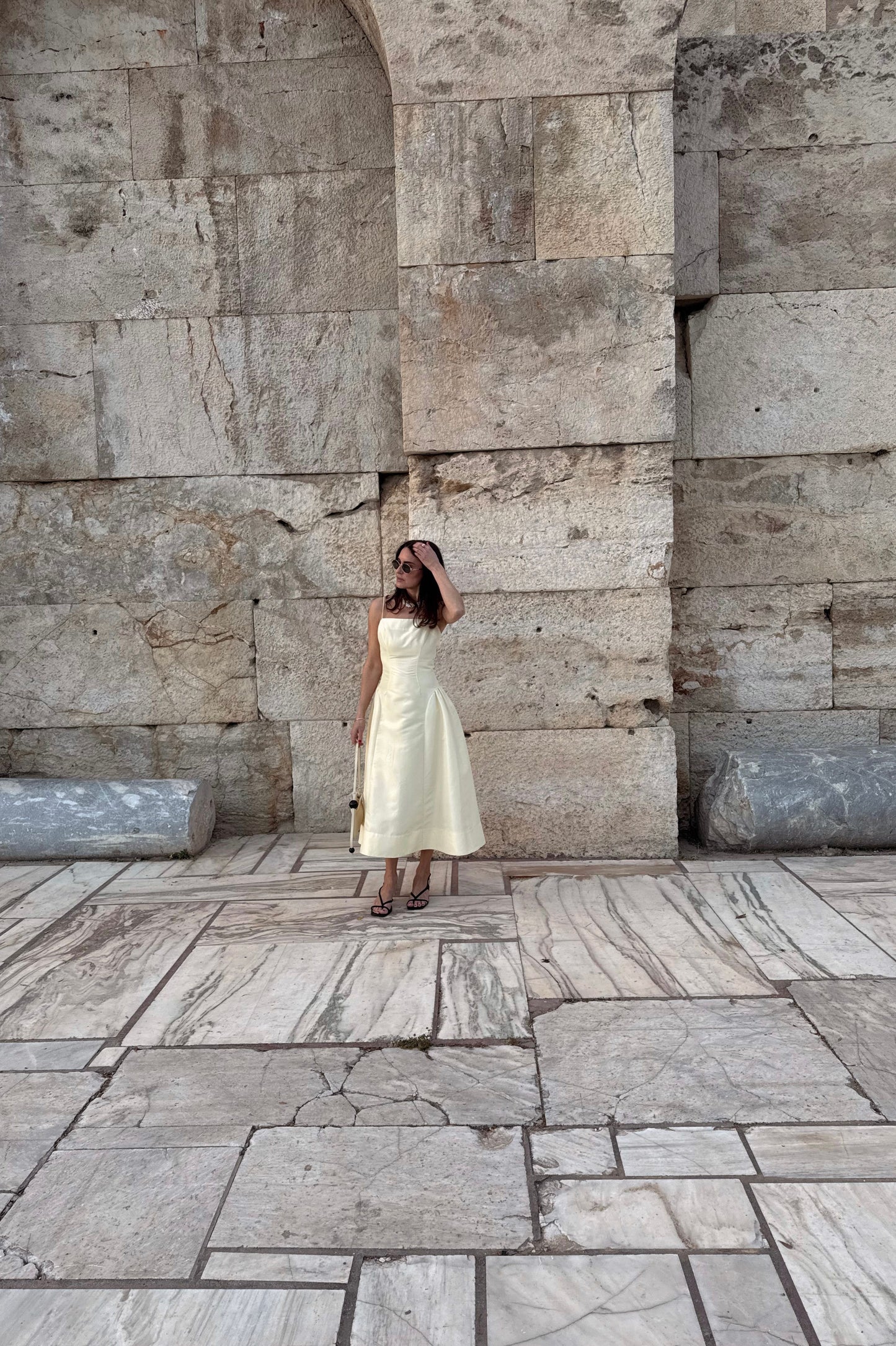 Malina Lemon Dress