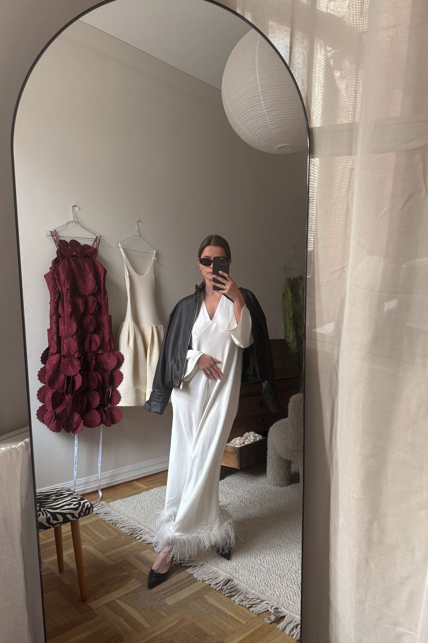 Rixo Feather Wedding Dress