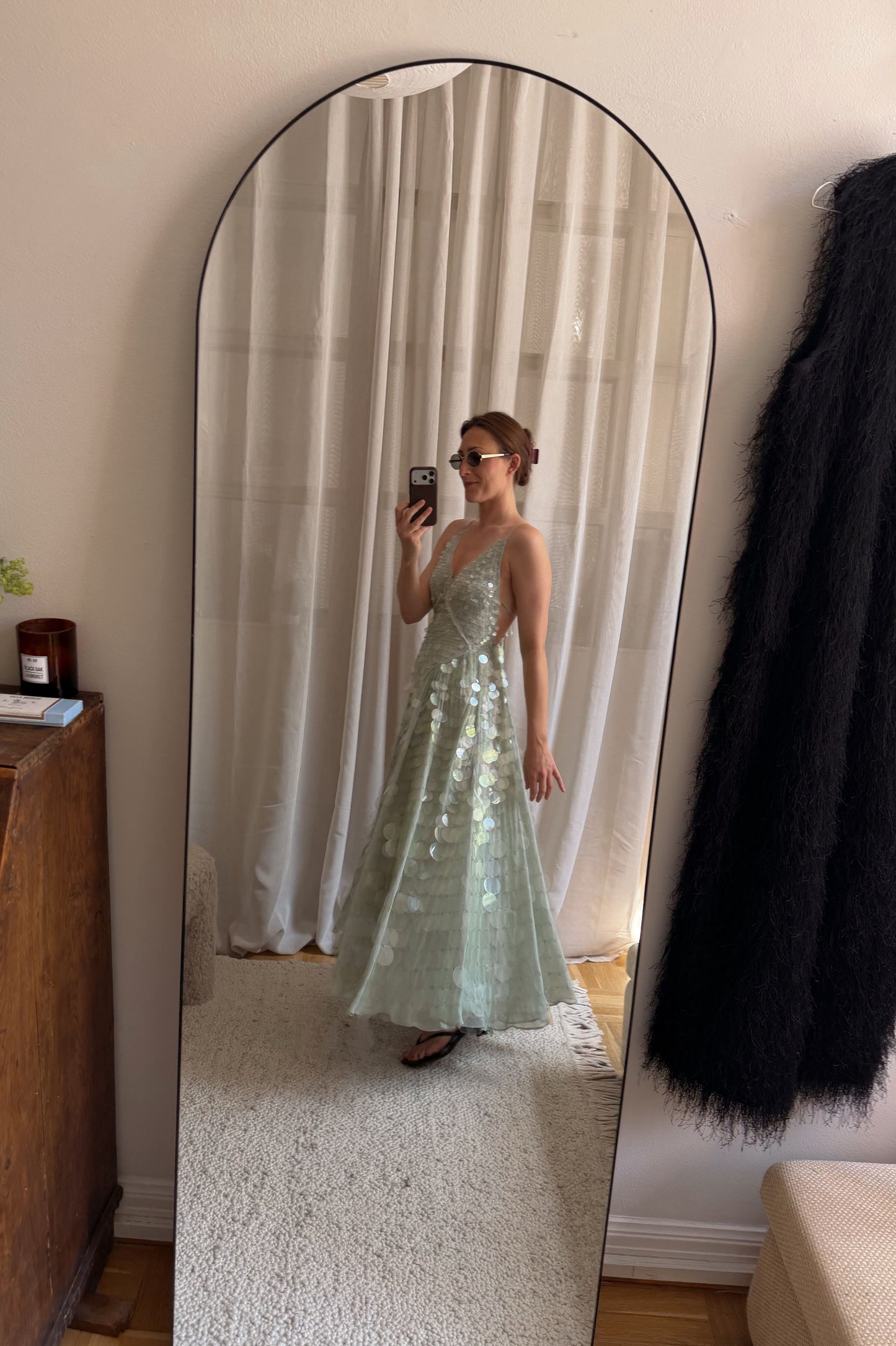 The Flowy Sequin Dress
