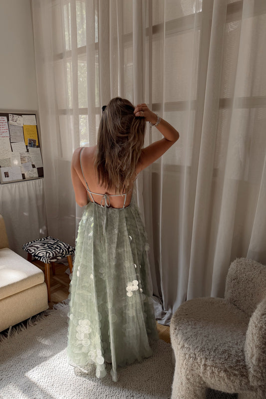 The Flowy Sequin Dress