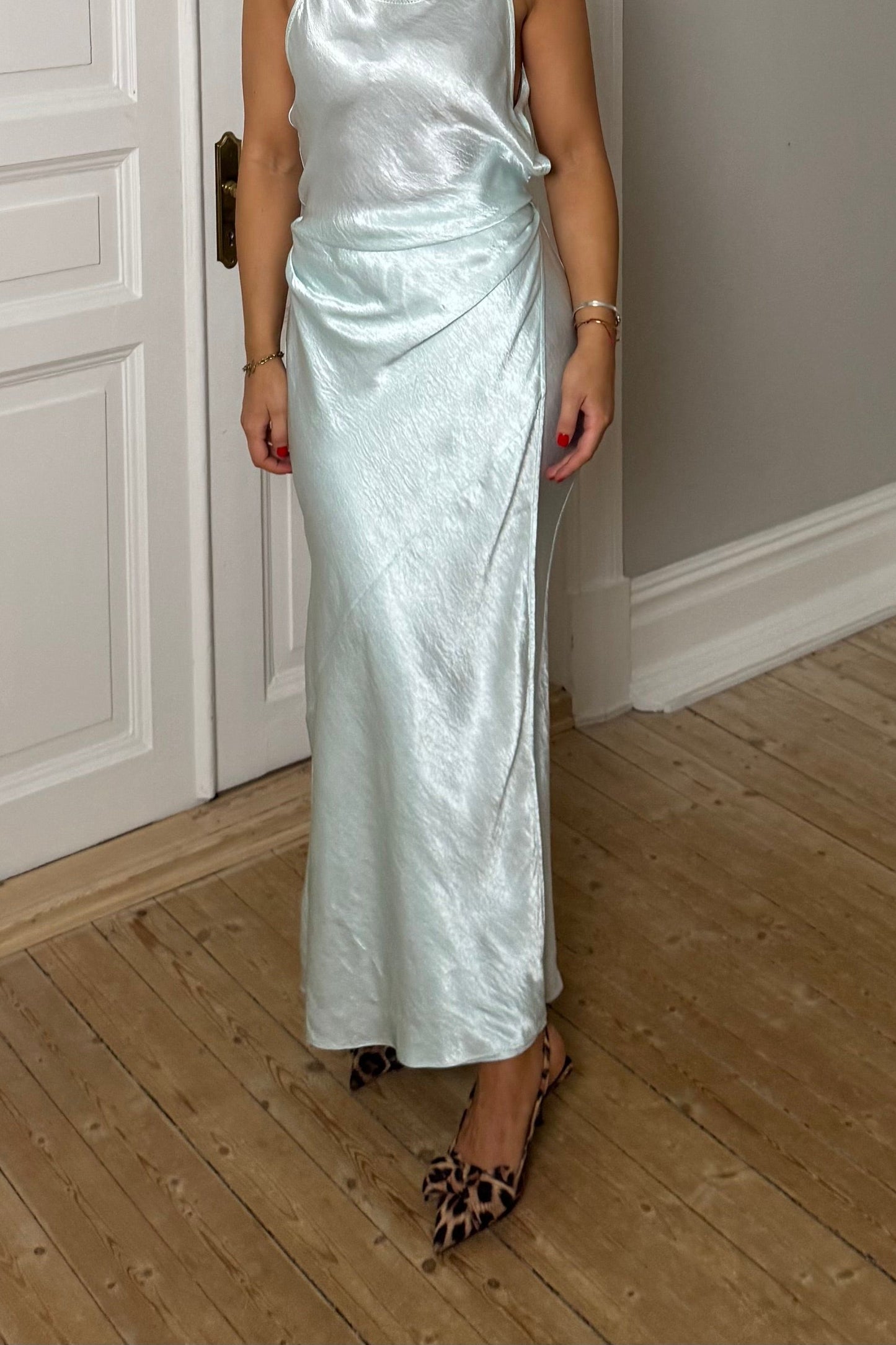 The Acne Satin Mint Dress