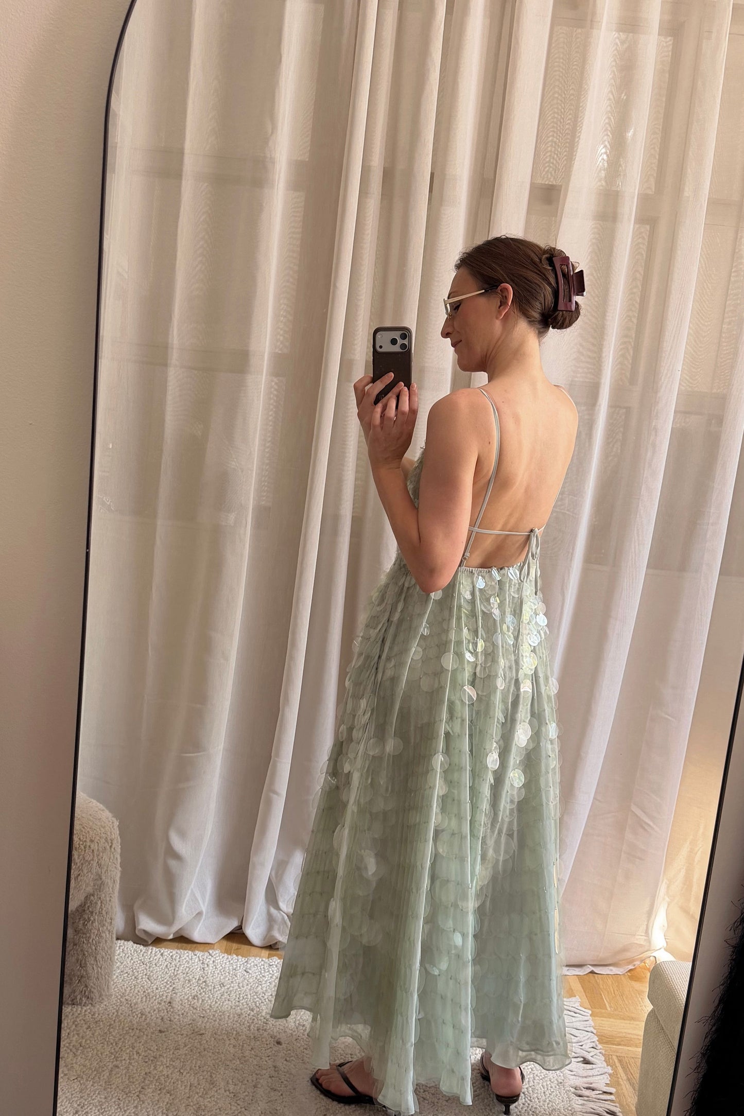 The Flowy Sequin Dress